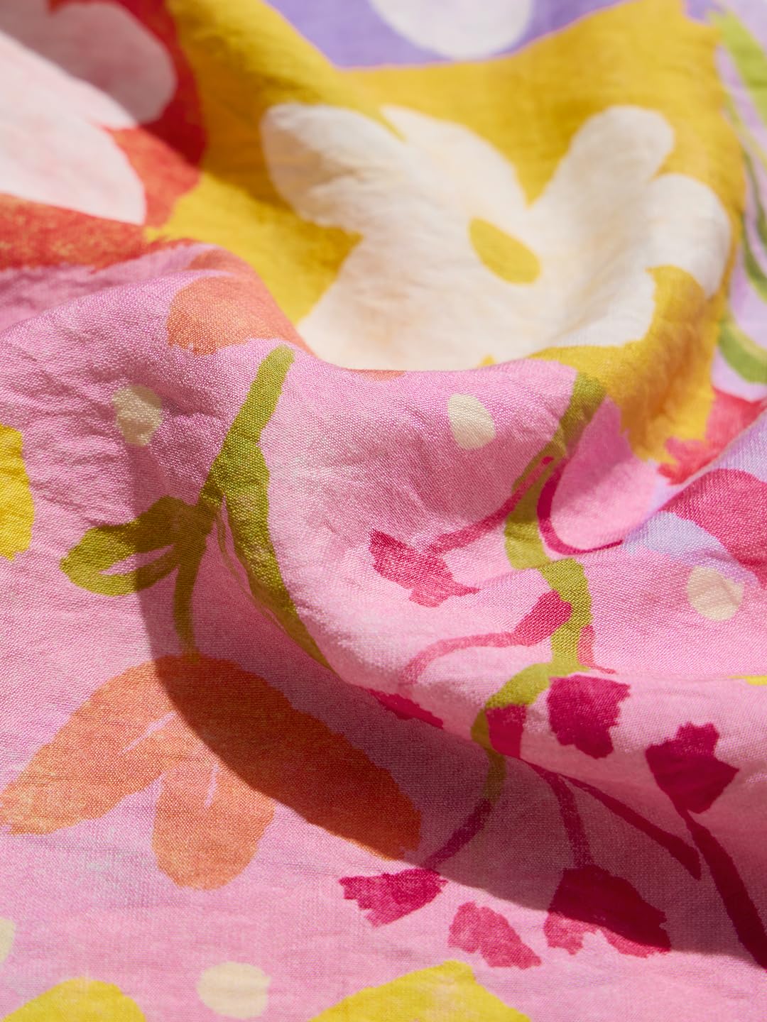 The Souled Store Blooming Womens Oversized Fit Full Sleeve Cotton Women Boyfriend Shirts