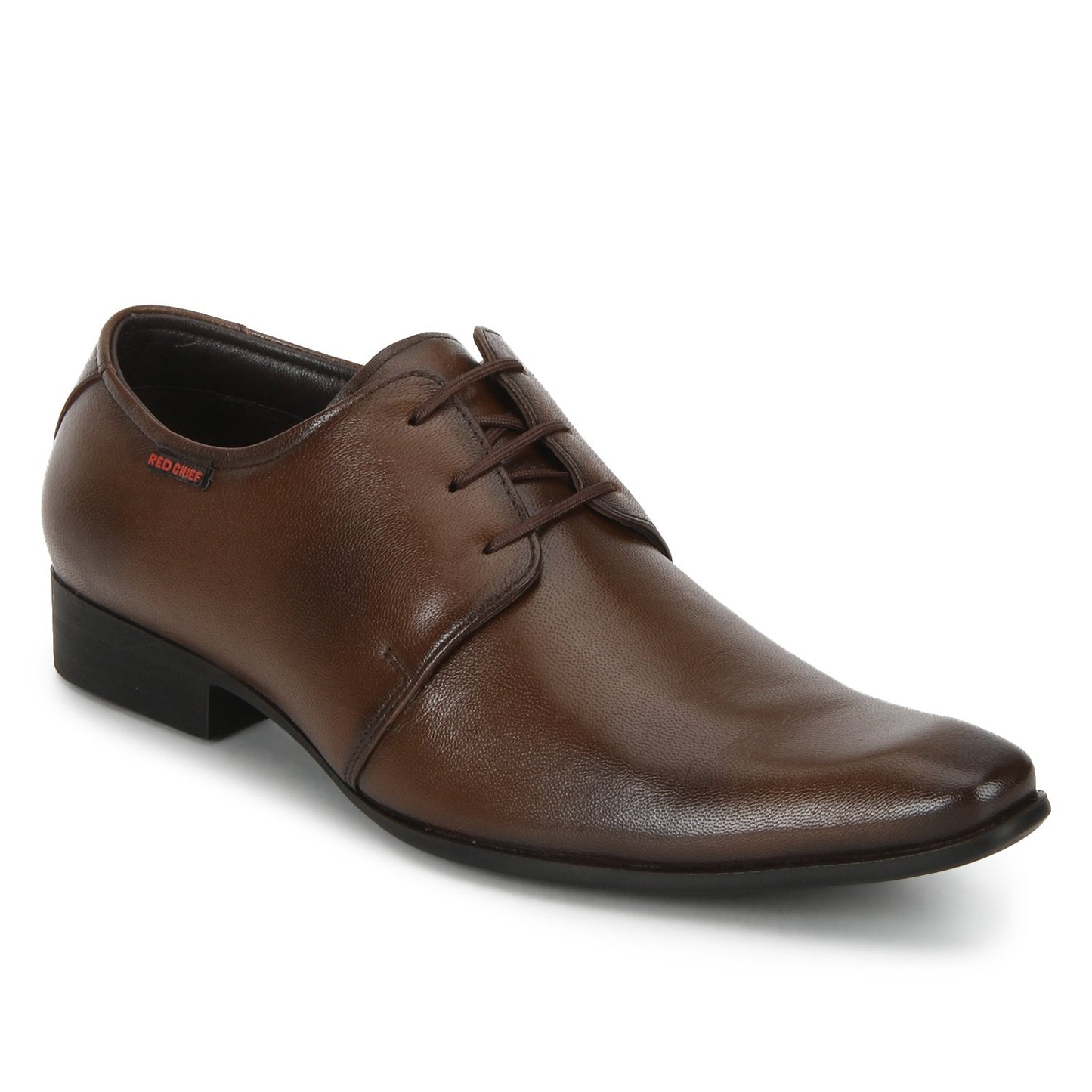 Red Chief Derby Lace Up | Men's Formal Shoes for Office | Tan | PU Sole