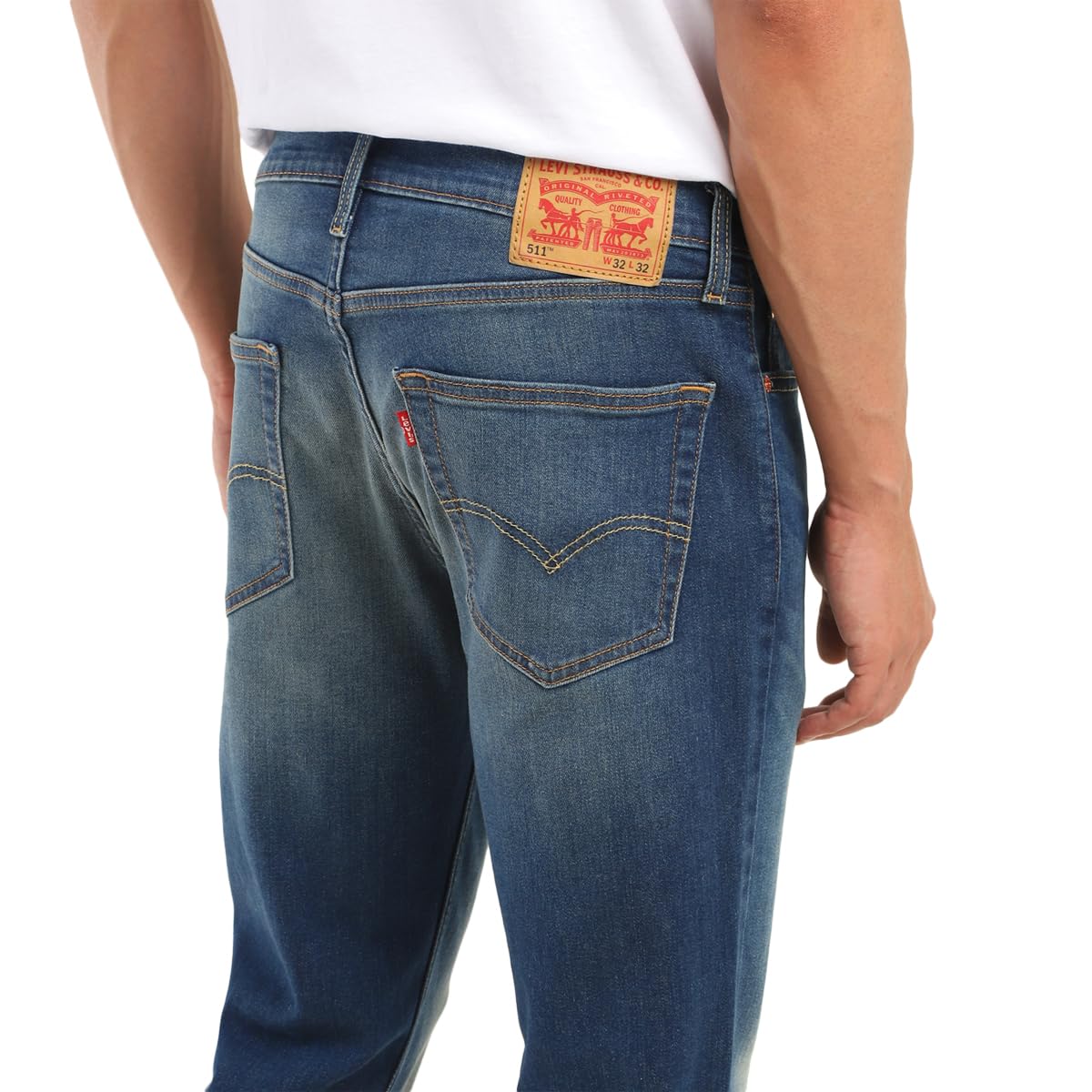 Levi's Men's Slim Jeans (A7087-0157_Blue