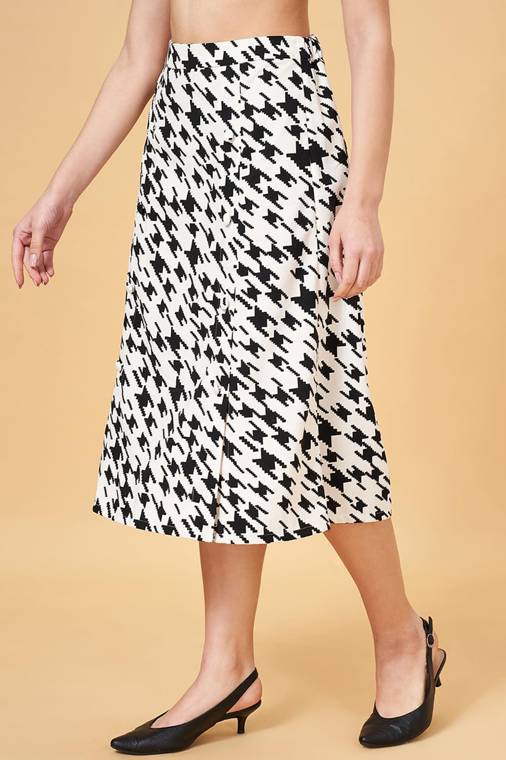 Women's Annabelle Off-White Skirt Slim Fit,Marshmallow,34