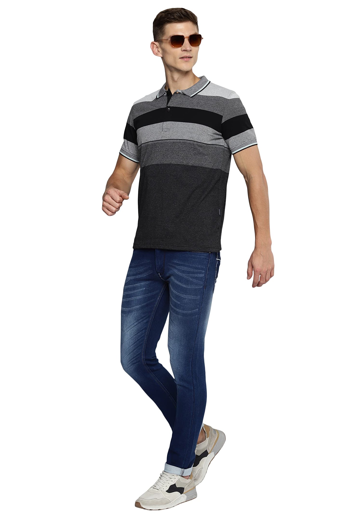 Allen Cooper Denim Jeans for Men(47-30) Dark Blue