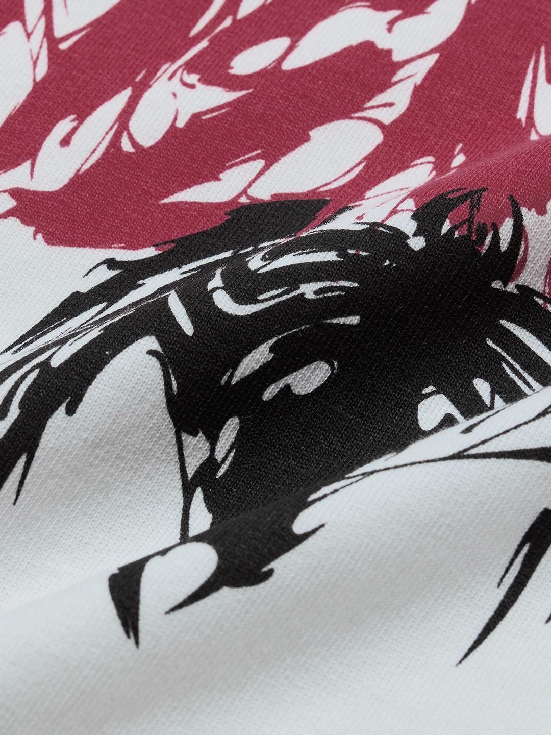 The Souled Store Official Marvel: Eddie Brock Oversized T-Shirt for Men Boys Cotton Casual Half Sleeves Baggy Loose Fit Drop Shoulder Round Neck White