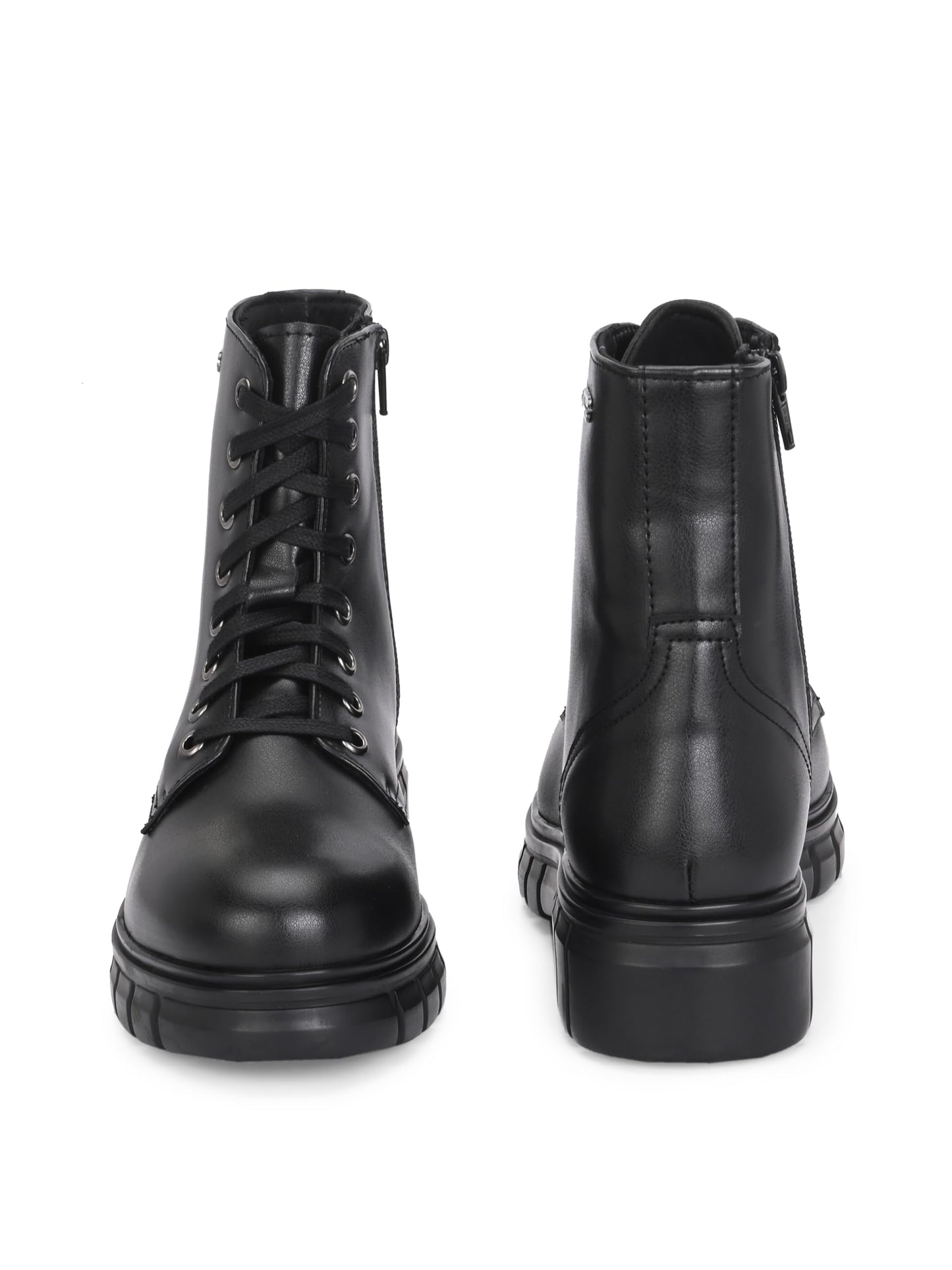 Delize Black women ankle derby boots 67313-36