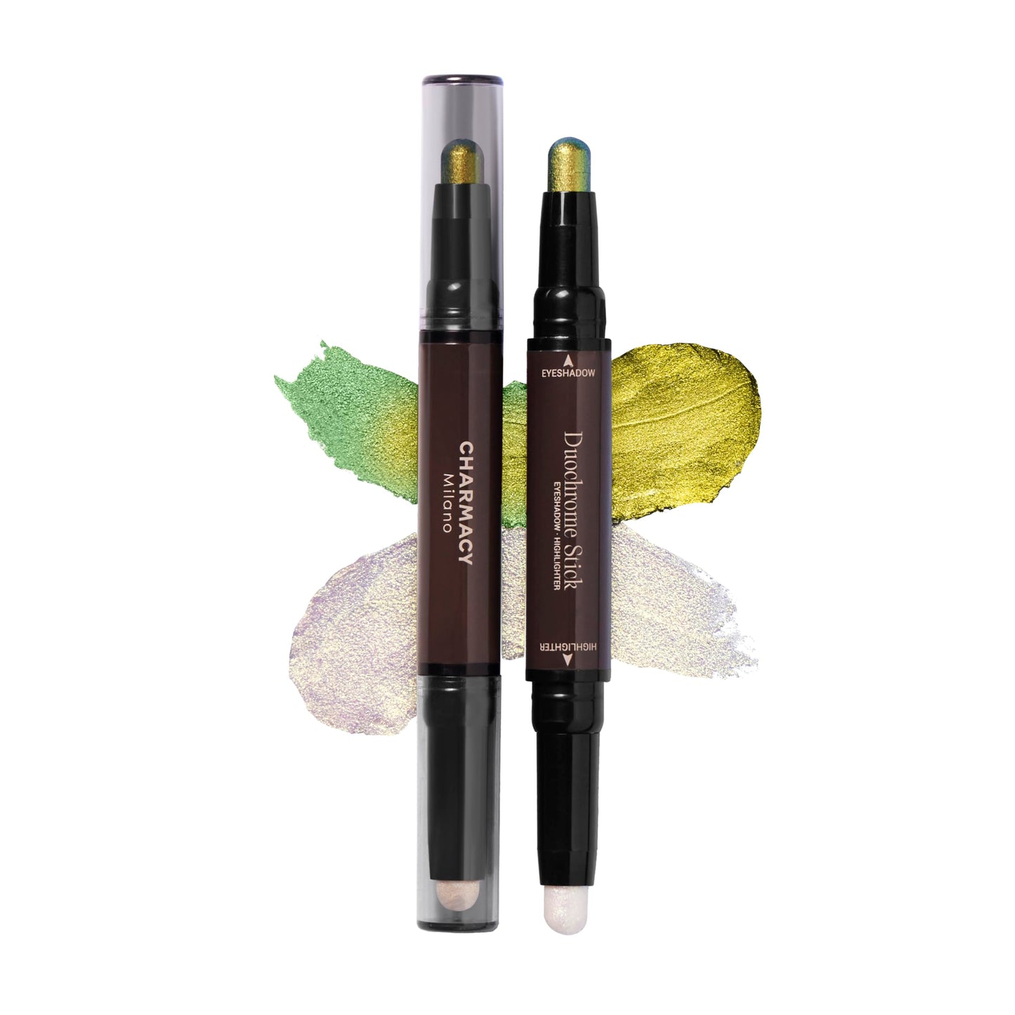 Charmacy Milano Zodiac Eyeshadow Stick - #906 Gemini, Dual-Ended, Highly Pigmented & Duochrome Eyeshadow, Enriched with Cacao Seed Butter, 1.8 Gms