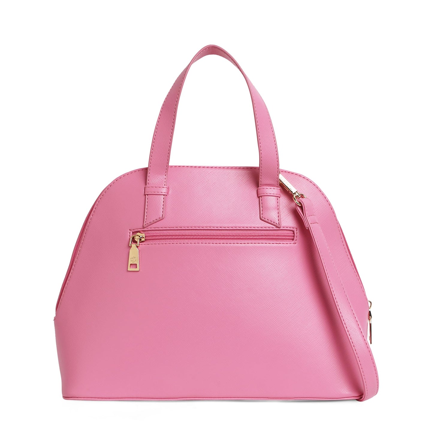 Caprese Chloe Satchel Medium Violet Bag for Women|Adjustable & Detachable Strap - Versatile Shoulder, Crossbody & Handheld Bag for Work, Travel, and Everyday Use - Spacious with Multiple Compartments