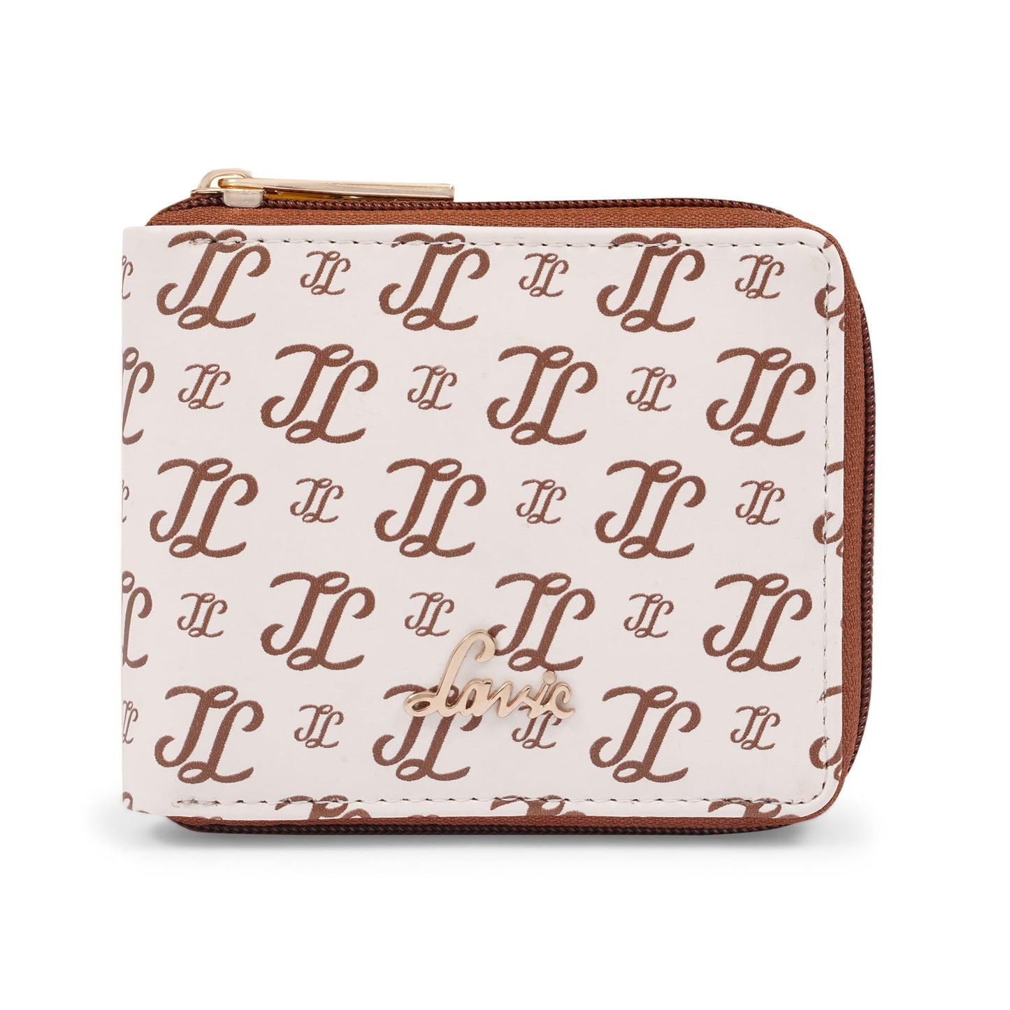 Lavie Women's Sacy Monogram LL Print Small Zip around Wallet | Ladies Purse Handbags