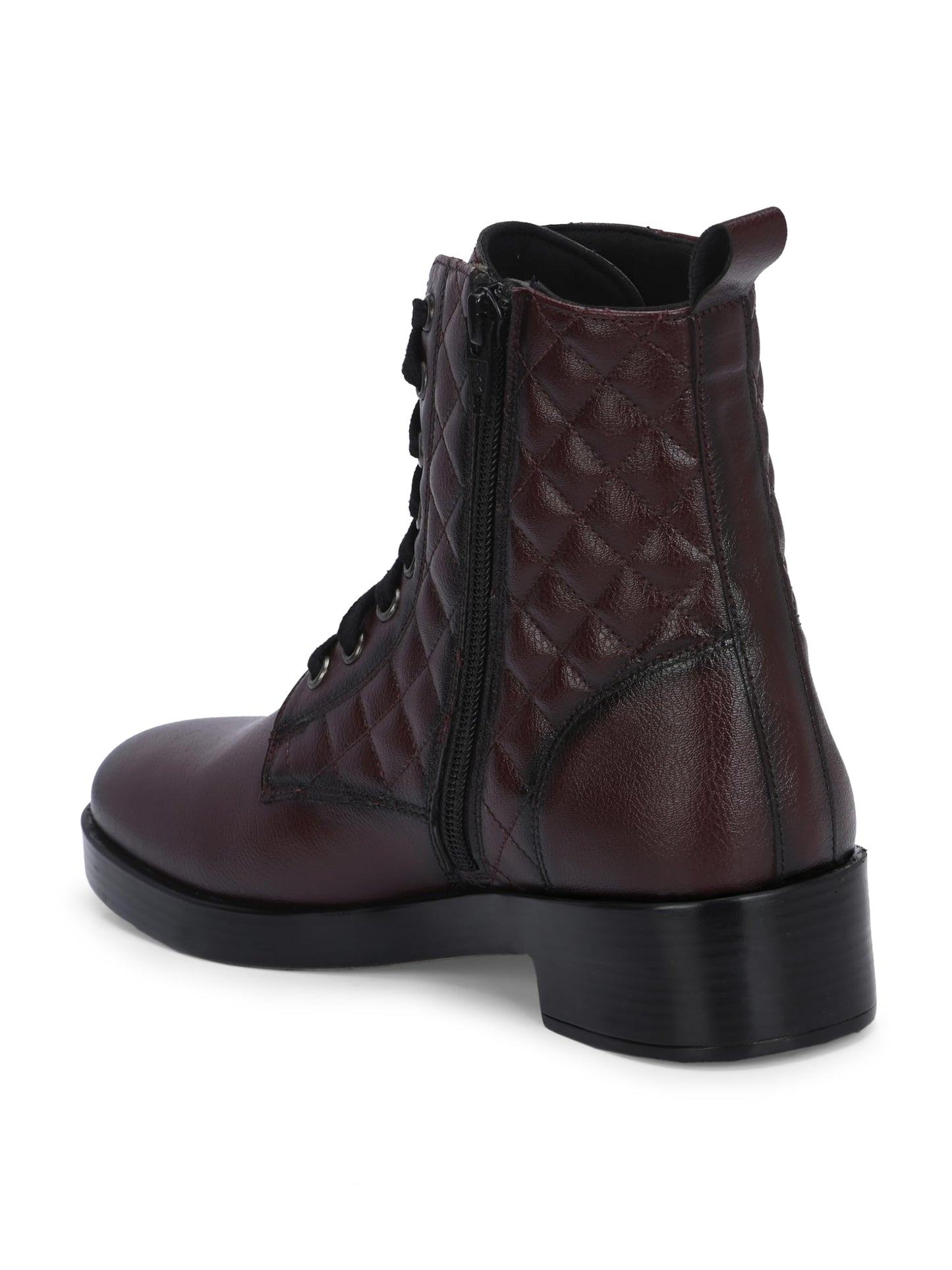 Delize Cherry Women Vegan Leather Derby Ankle Boots 64786-39