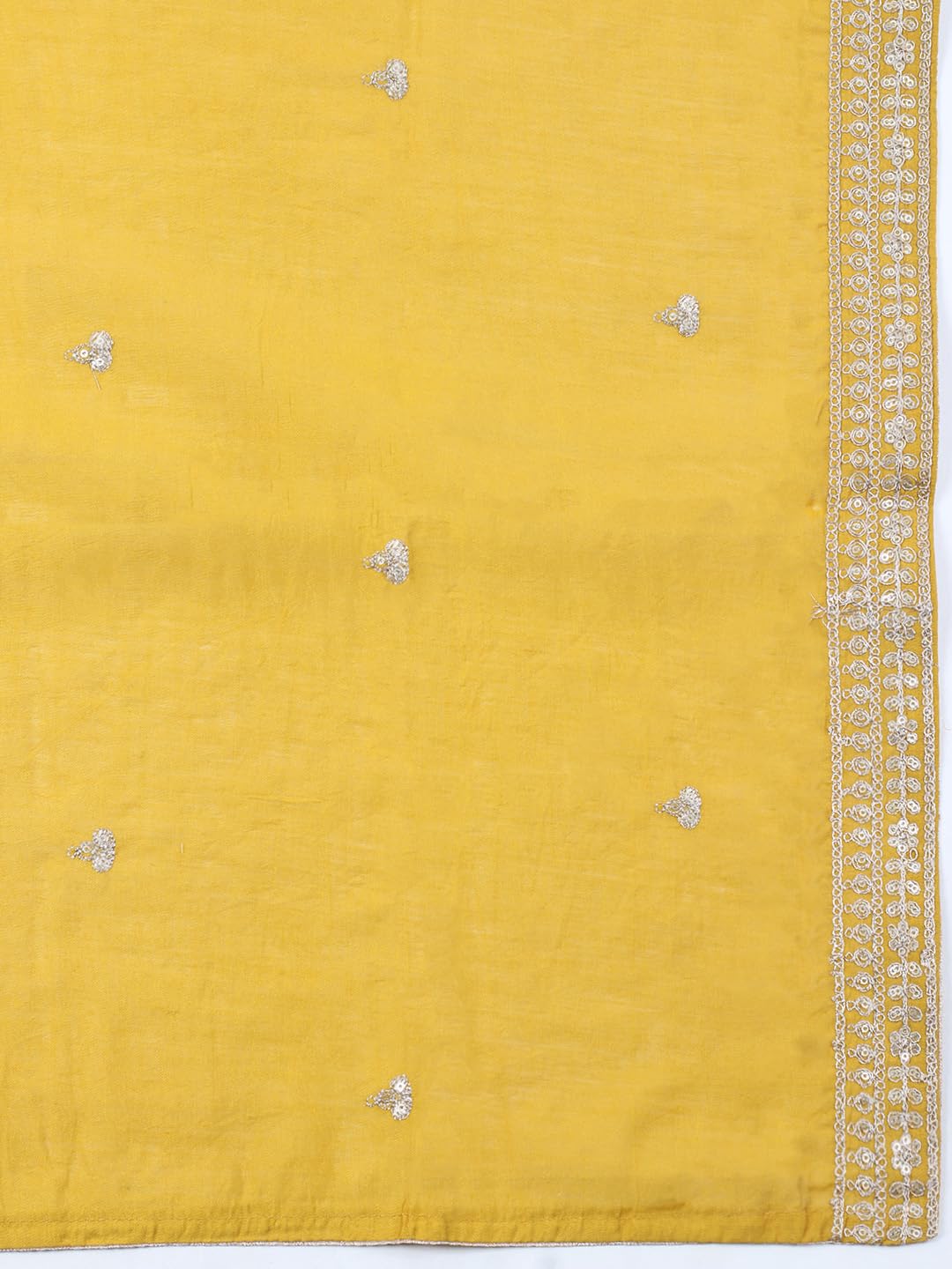 Meena Bazaar Printed Cotton Unstitched Kurta with Bottom & Dupatta