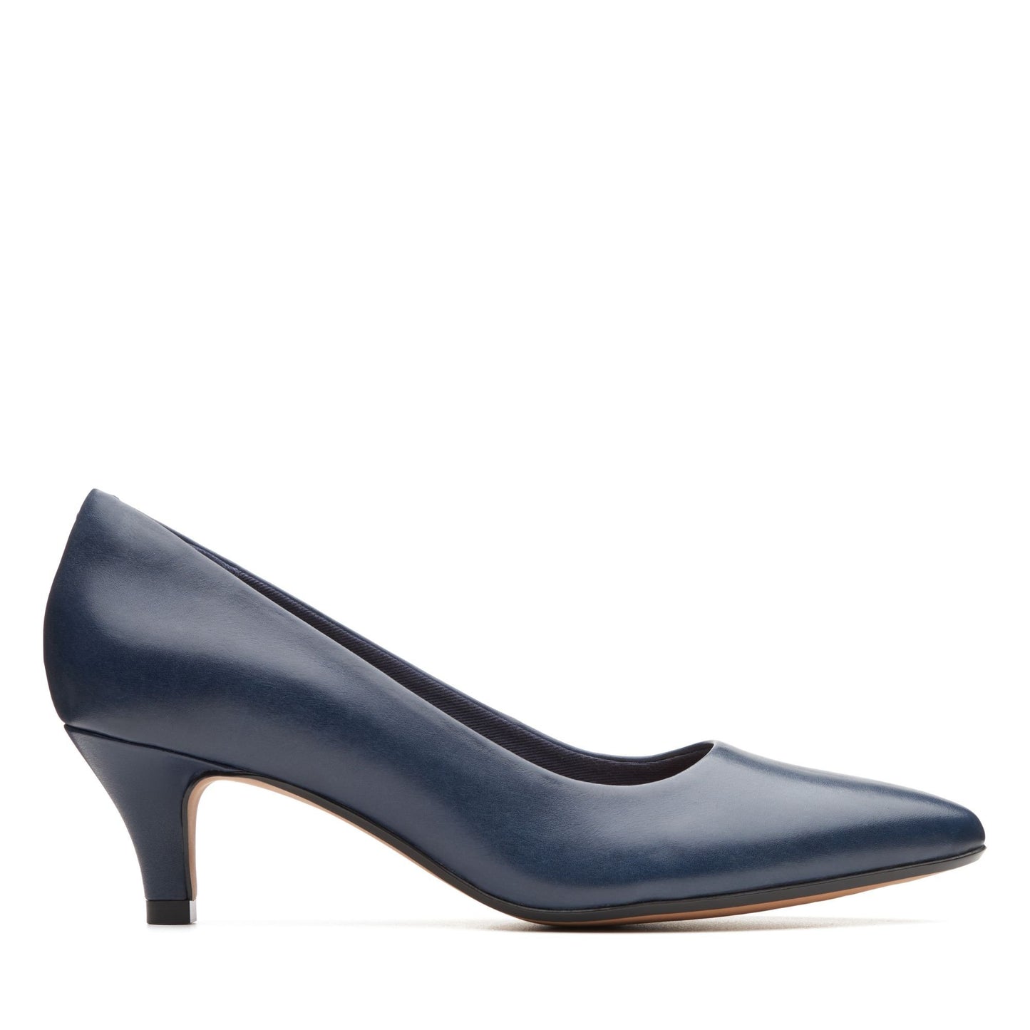 Clarks Women's Linvale Jerica Closed-Toe Pumps Blue (Navy Leather -) 8 UK