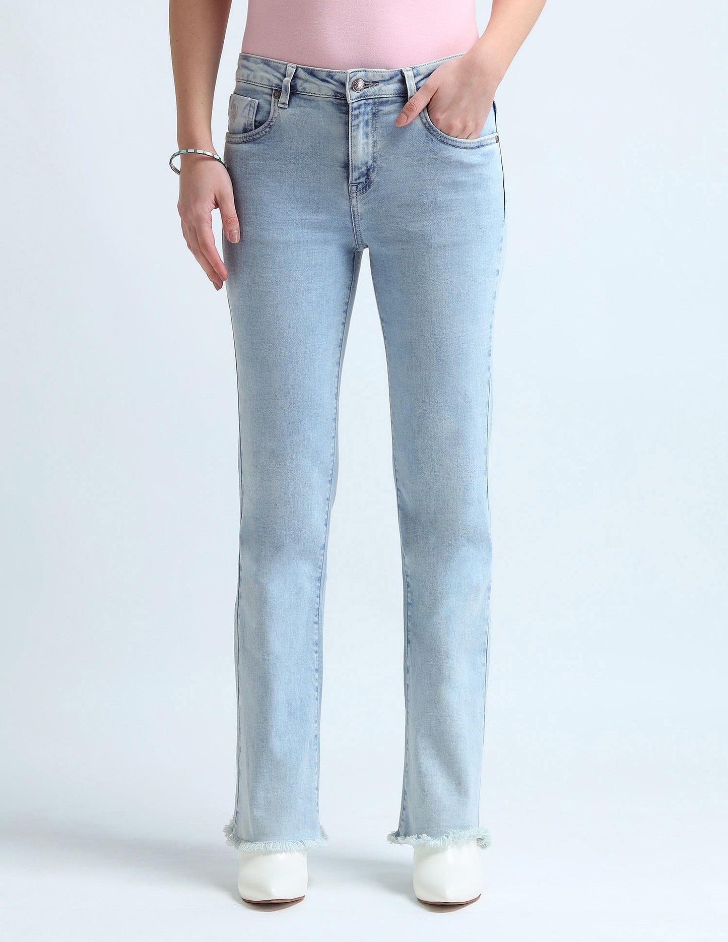 U.S. POLO ASSN. Women's Loose Jeans (UWAW24JEN172_Blue