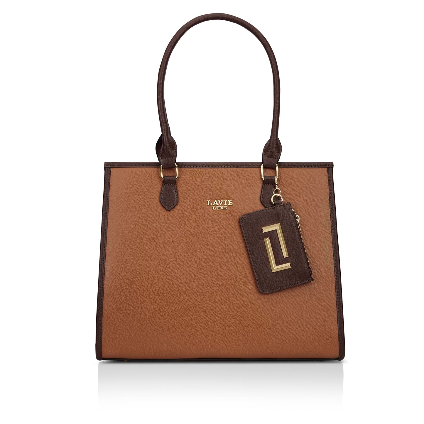 Lavie Luxe Women's Duo Quad Pro Tote Laptop Bag | Tote Laptop Bag for Work | Ladies Purse | Stylish Shoulder Bag | Gift for Women