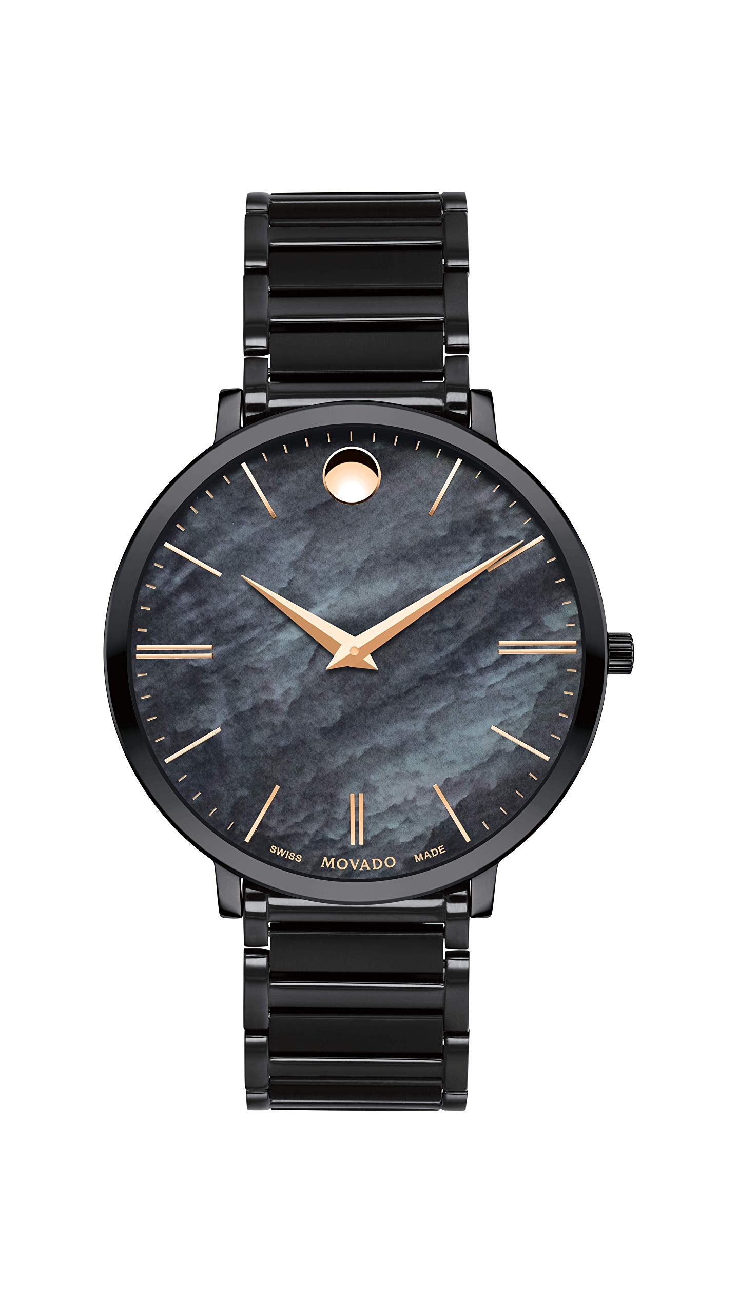 Movado Analog Mother of Pearl Dial Women's Watch-607211