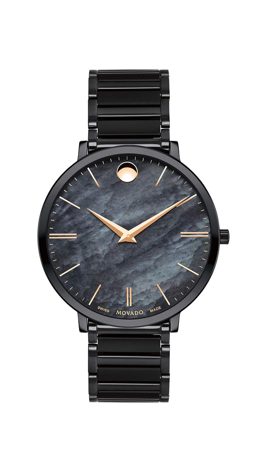 Movado Analog Mother of Pearl Dial Women's Watch-607211