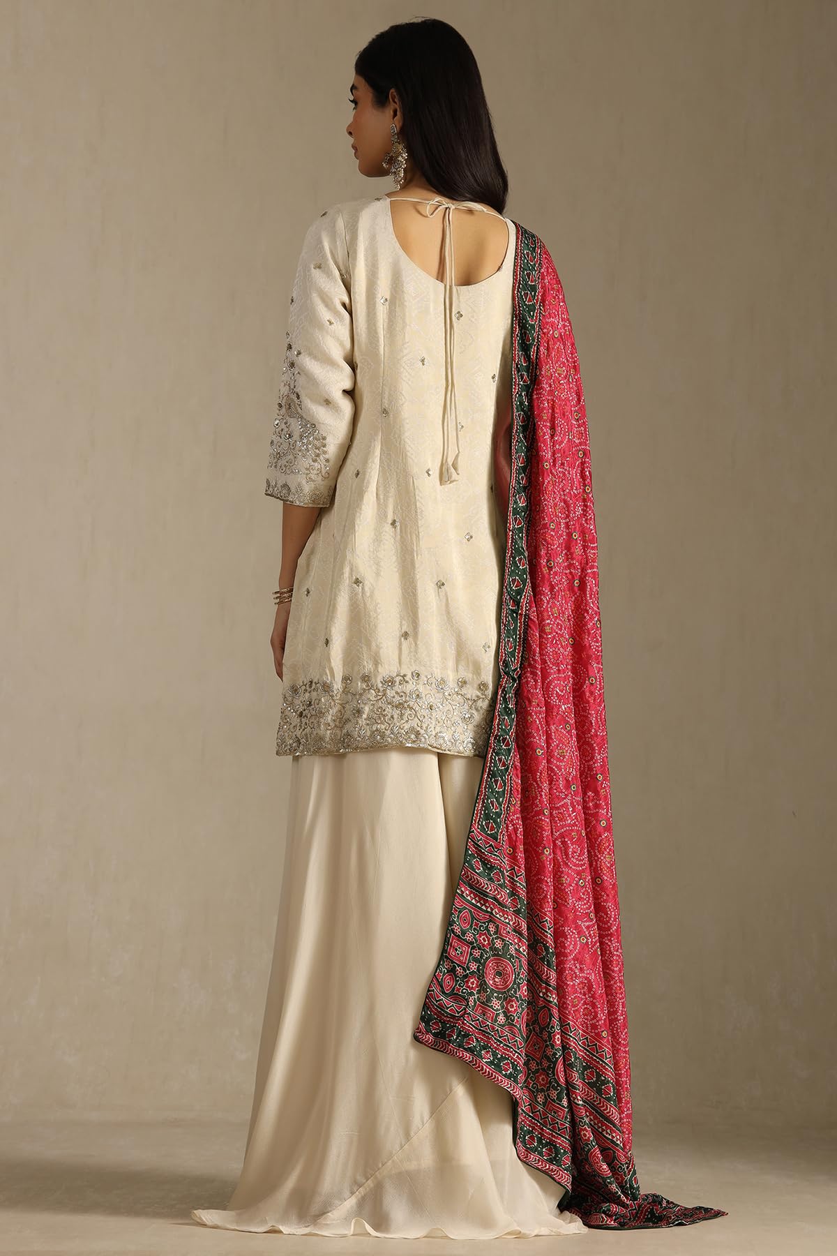 Soch Women's Chinon Salwar Suit Set