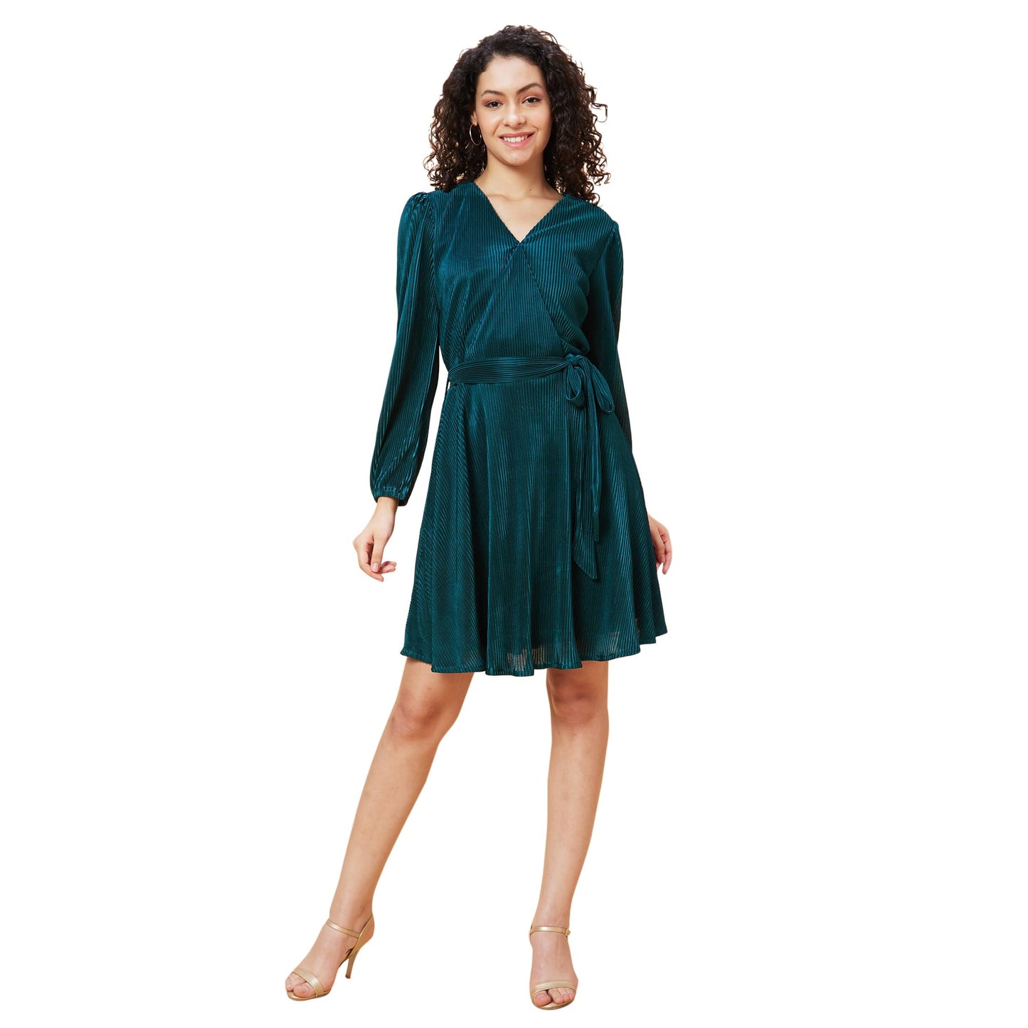 Globus Women Dress (GS512930_Green_2XL)