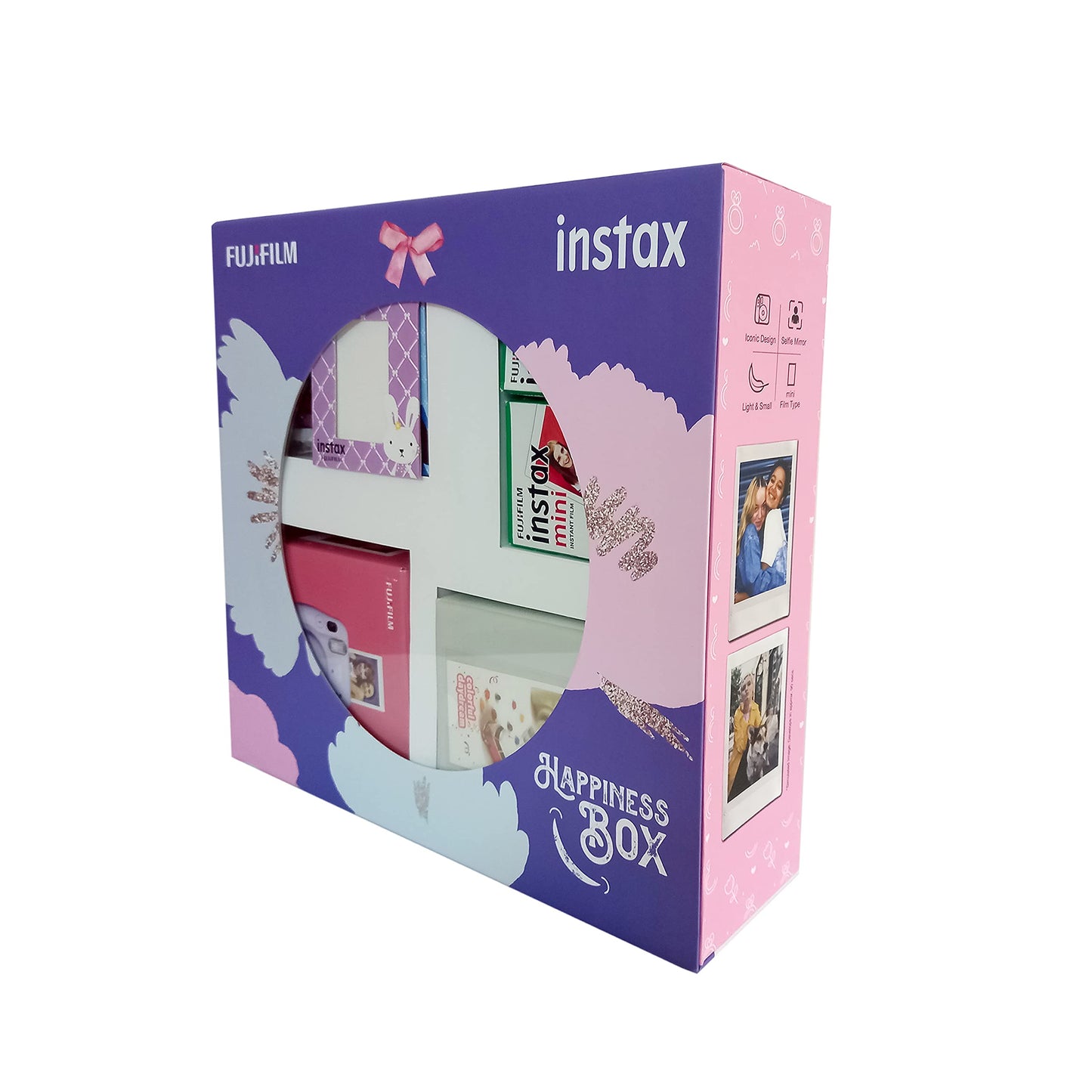 Fujifilm Instax Mini 11 Instant Camera (Lilac Purple) Happiness Box with 40 Shots