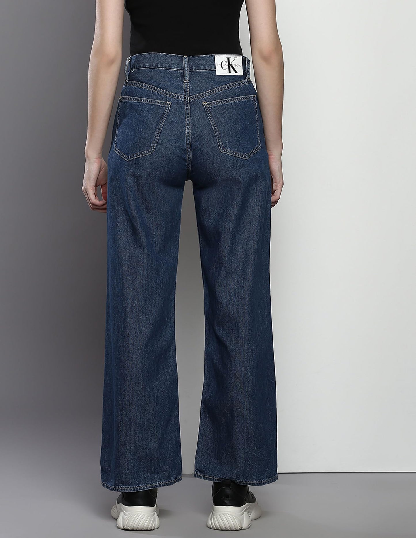 Calvin Klein Womens Blue Jeans (34)