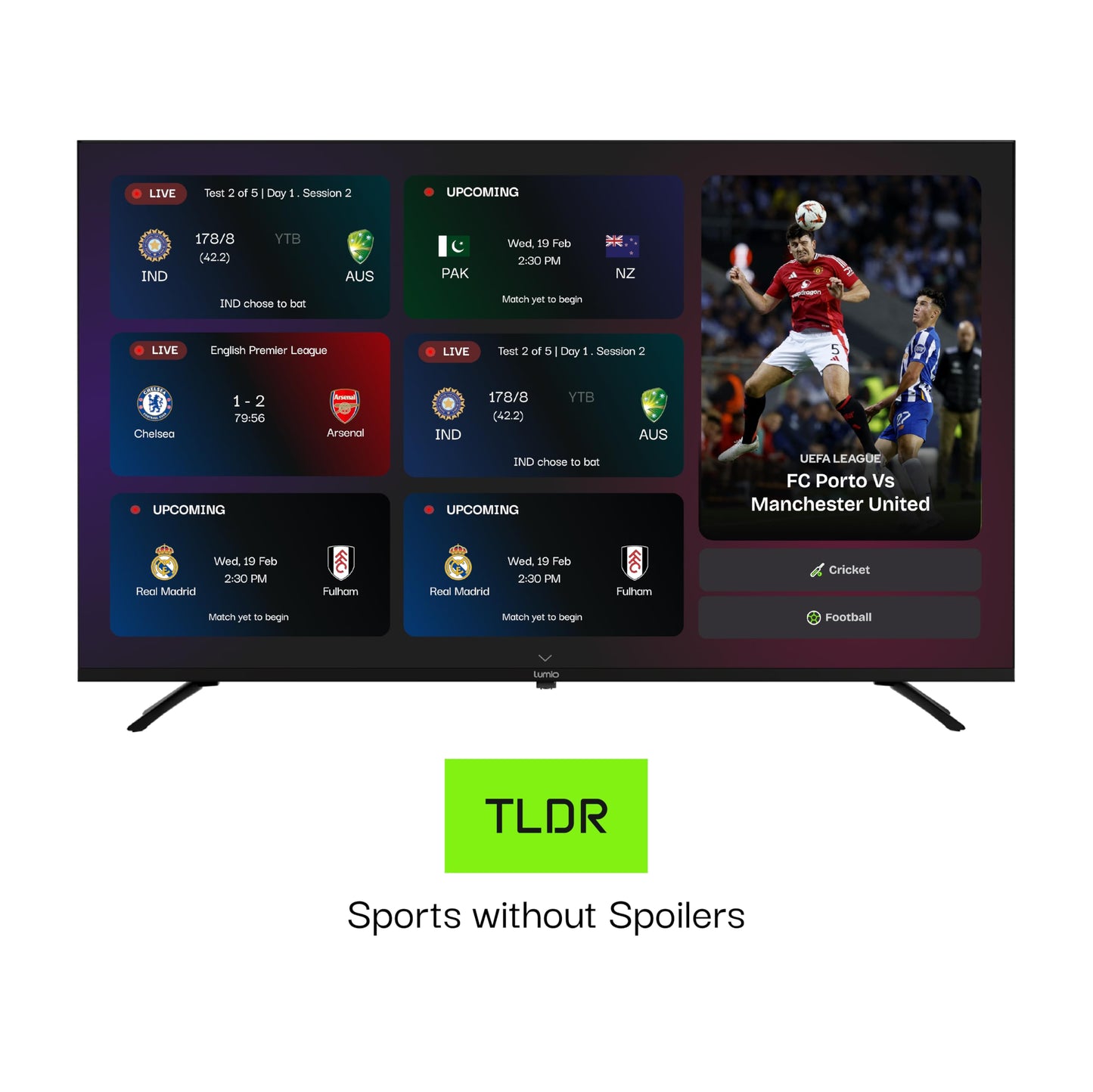 Lumio Vision 7 109 cm (43 inches) 4K Ultra-HD Smart QLED TV FTW1-ADSG