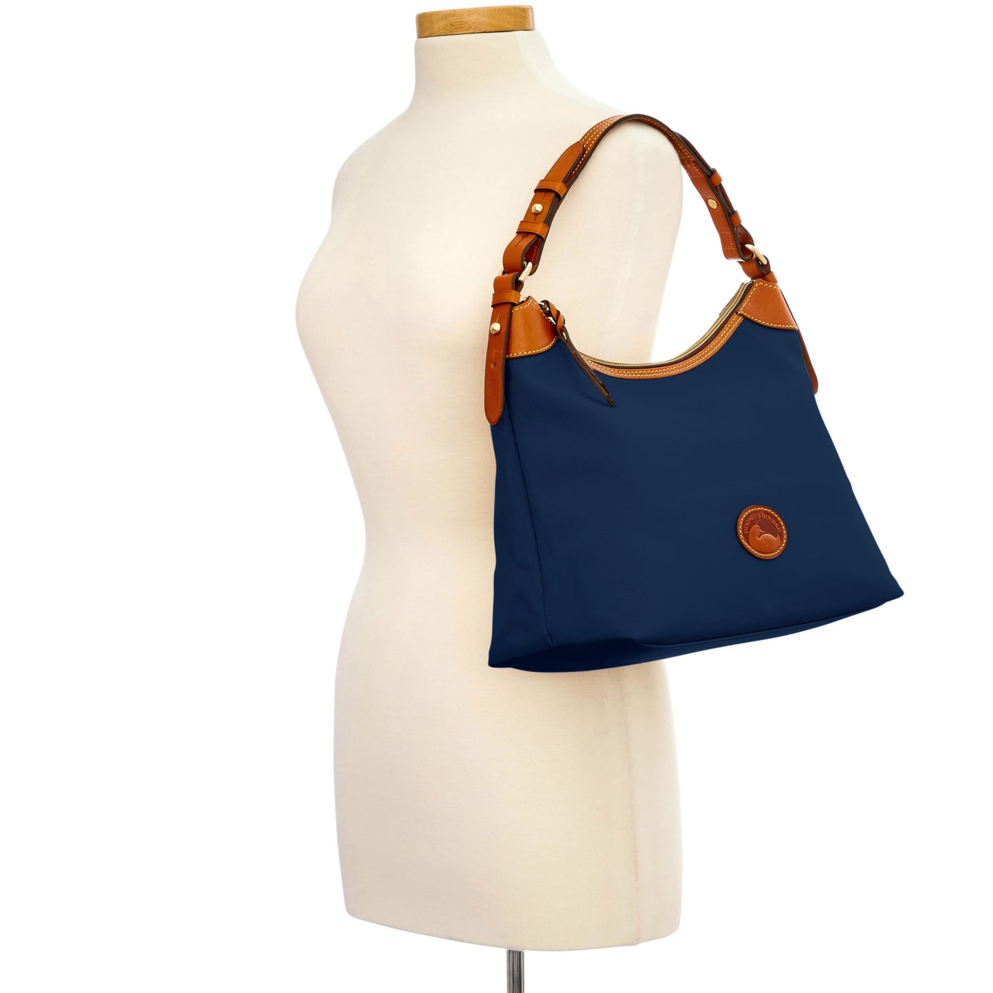 Dooney & Bourke Large Nylon Erica Hobo Navy