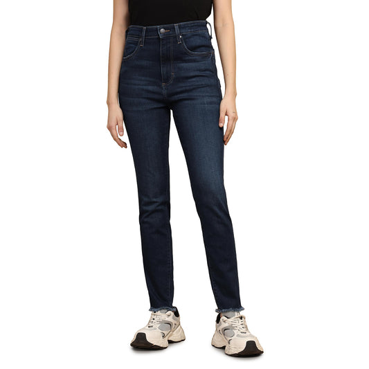 Wrangler Women Blue Skinny Fit Mid Rise Jeans
