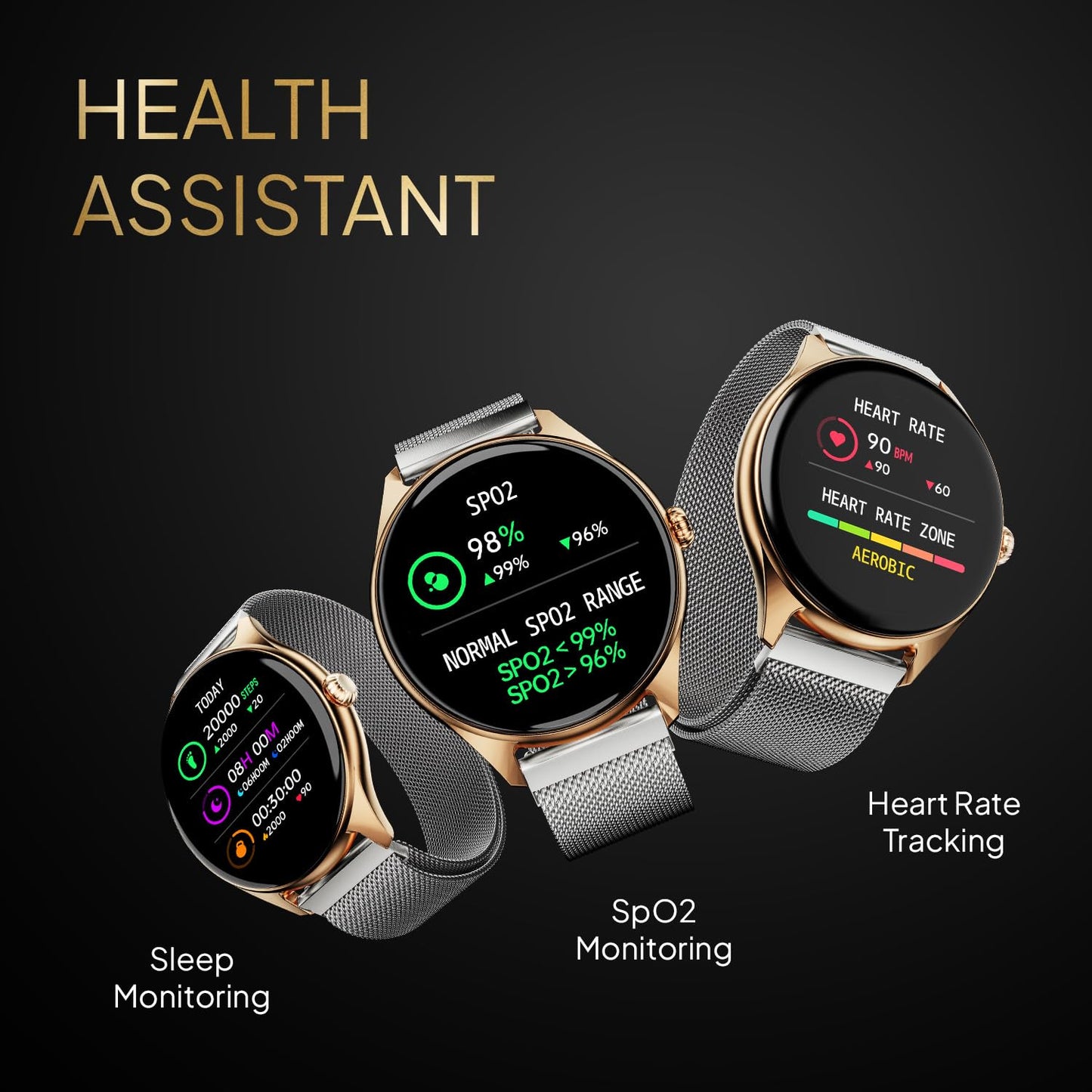 Fire-Boltt Phoenix Ultra Smart Watch 1.39 inch Bluetooth Calling, AI Voice Assistant, Metal Body with 120+ Sports Modes, SpO2, Heart Rate Monitoring (Gunmetal Grey)