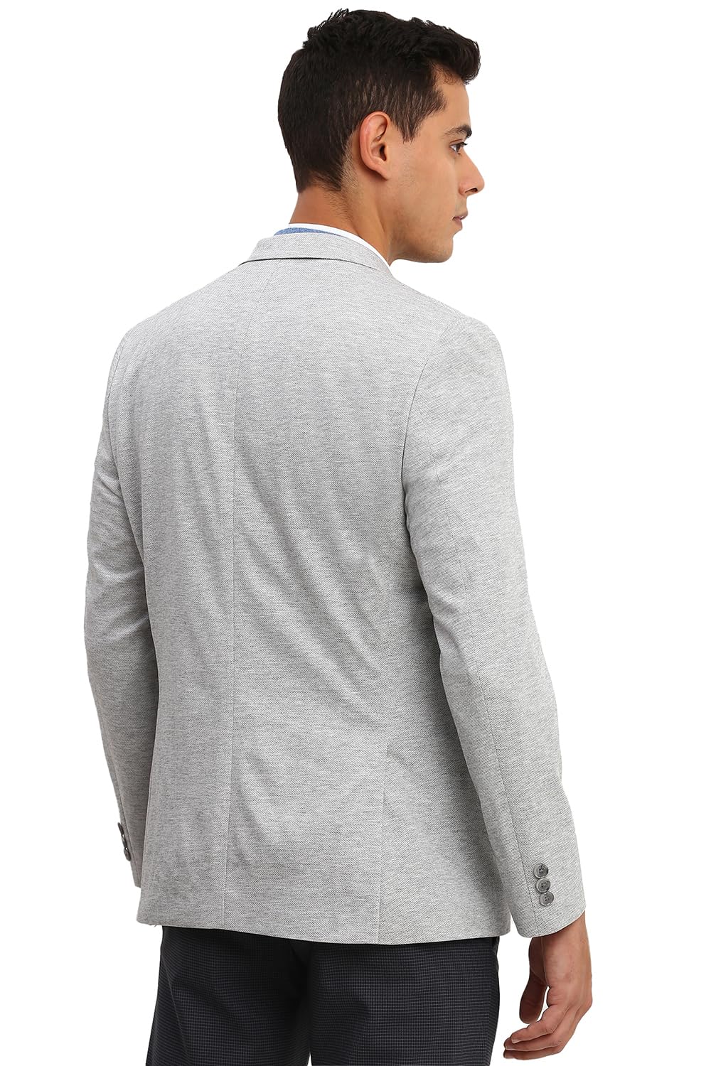 Allen Solly Men's Blazer (ASBZMUJFS25086_Grey