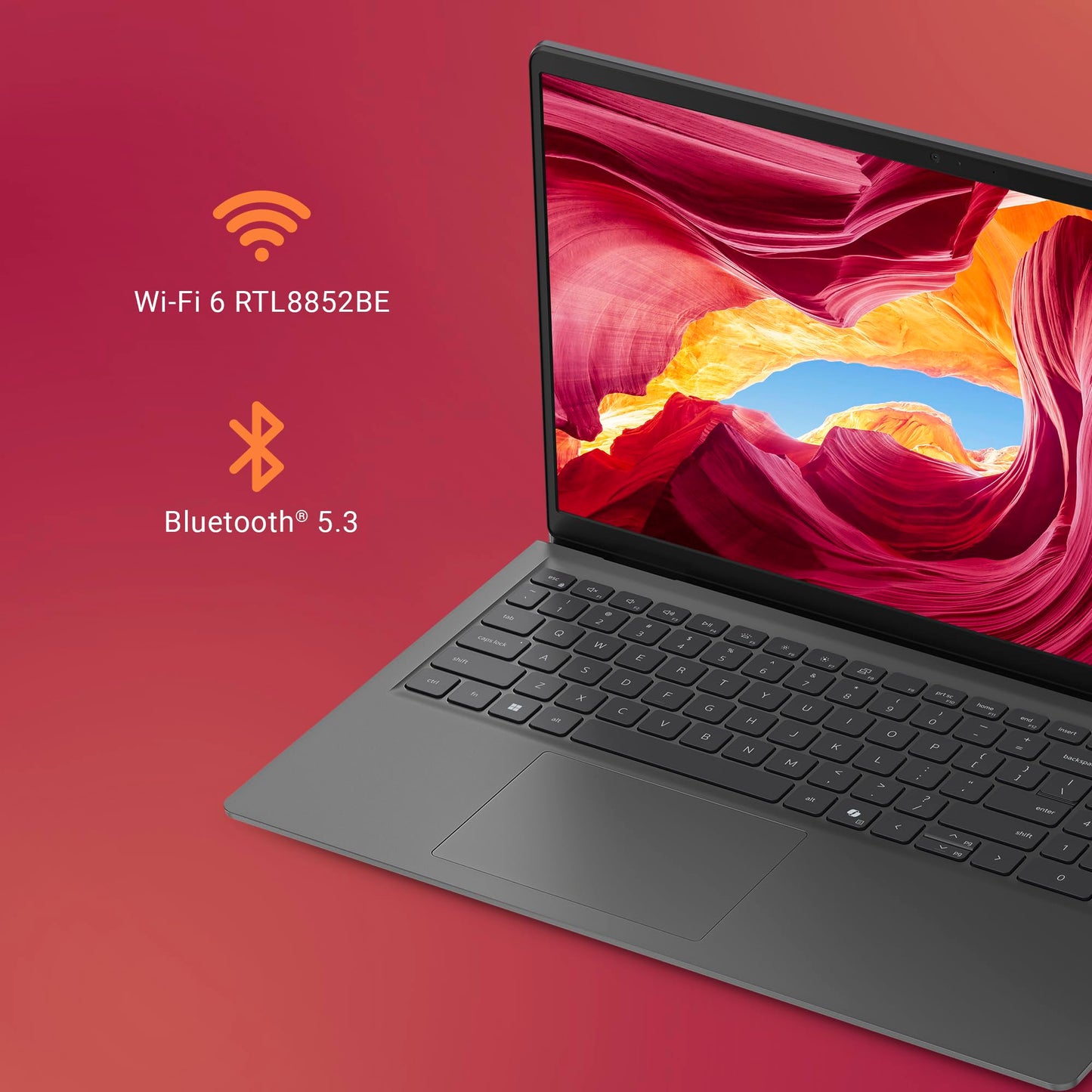 Dell 15 AI Powered Laptop, Intel Core Ultra 5 225H, 8GB DDR5 RAM, 512GB SSD, 15.6" FHD Anti-Glare Display, Intel Arc Graphics, Standard Keyboard, Dedicated Copilot Key, Black, Win11 Home + MSO H&S'24