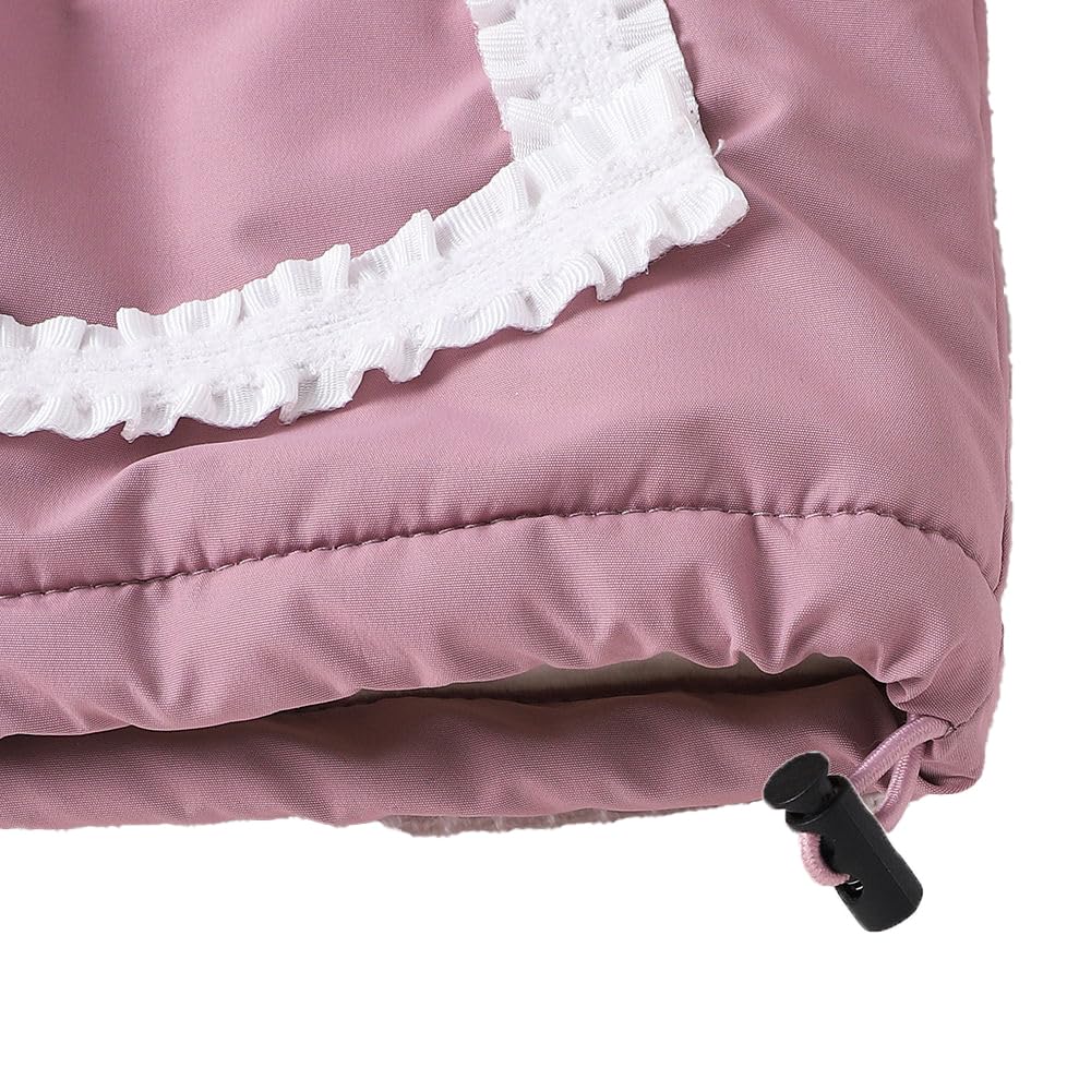 Hopscotch Girls Polyester Waist Length Jackets in Purple Color For Ages (2-3 Years)