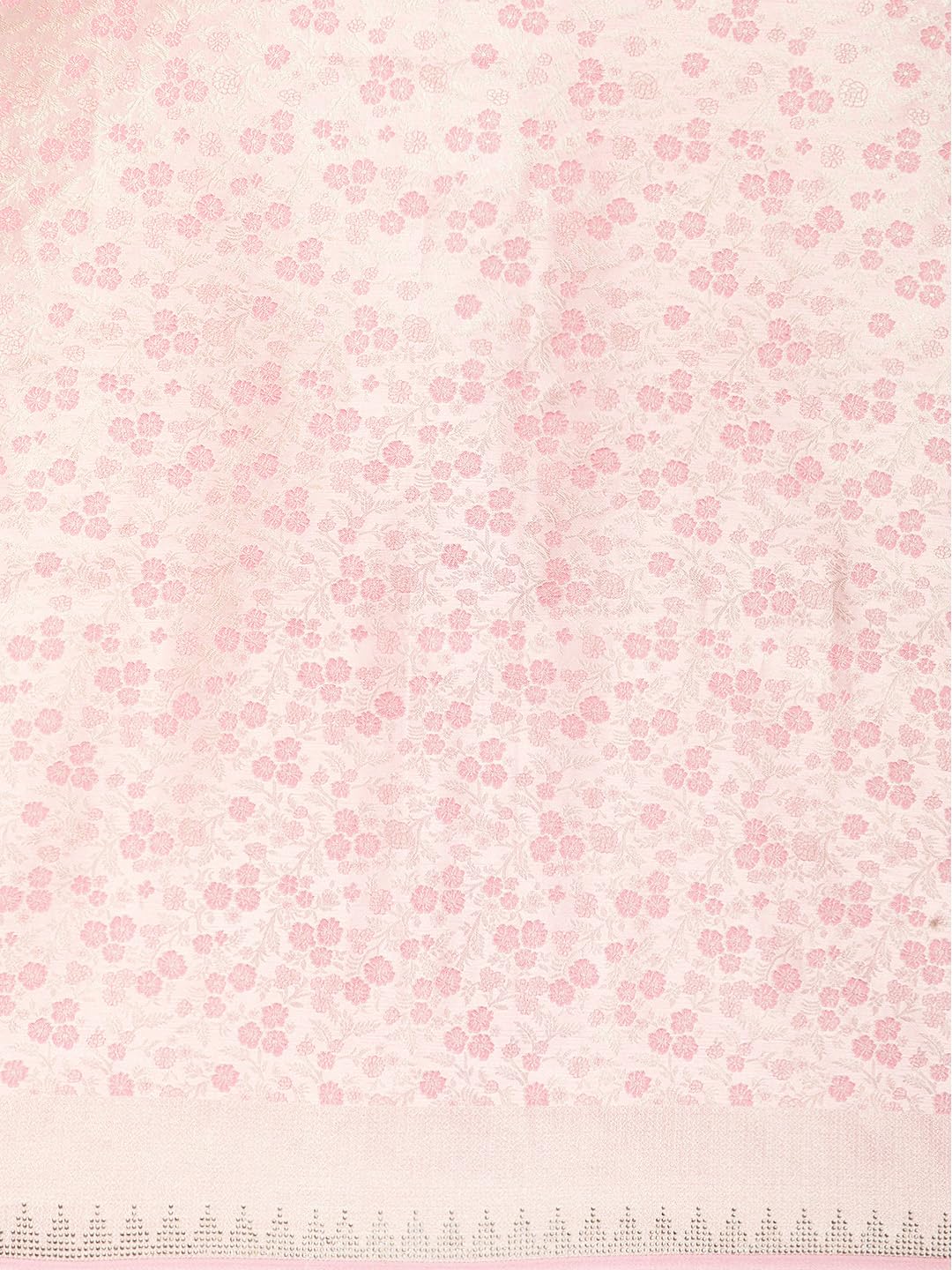 MOHEY Pink Art Silk Mirror Embroidered Saree for Women