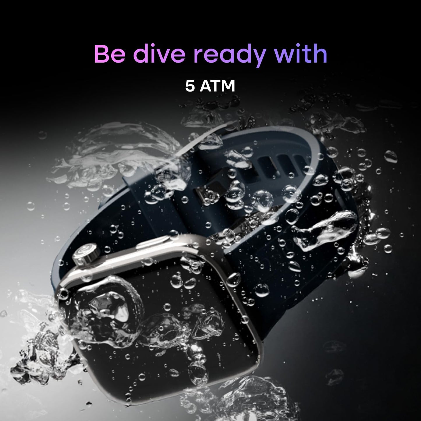 Noise Pro 6 Max Smart Watch:Intelligent AI, Endless AI Watch Faces, AI Companion, 1.96” AMOLED, Stainless Steel Build, Built-in GPS, 5 ATM, EN2 Processor, for iOS & Android(Chrome Black)
