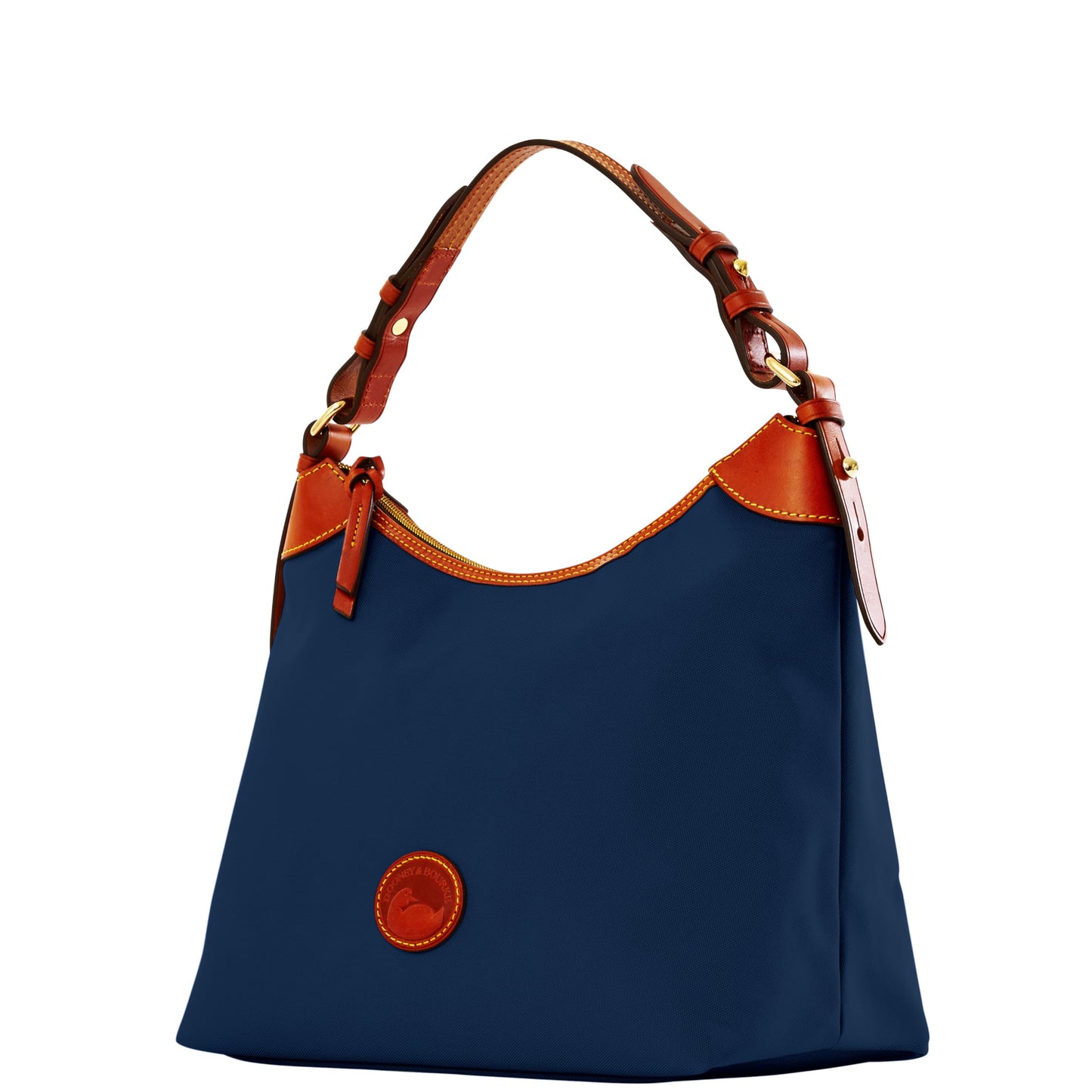 Dooney & Bourke Large Nylon Erica Hobo Navy