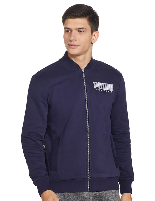 Puma Men's A-Line Coat (58015220_Peacoat_L)