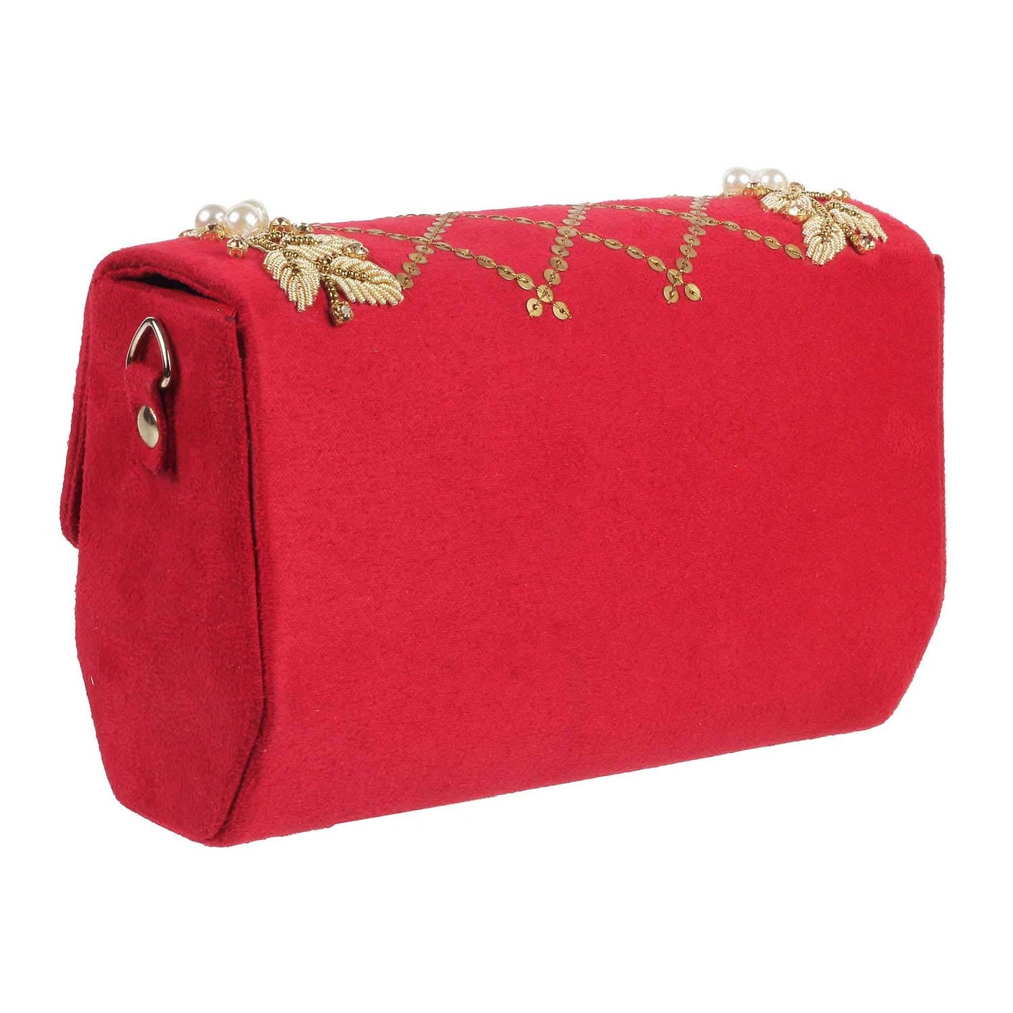 Mochi Womens Synthetic Red Sling (One Size)