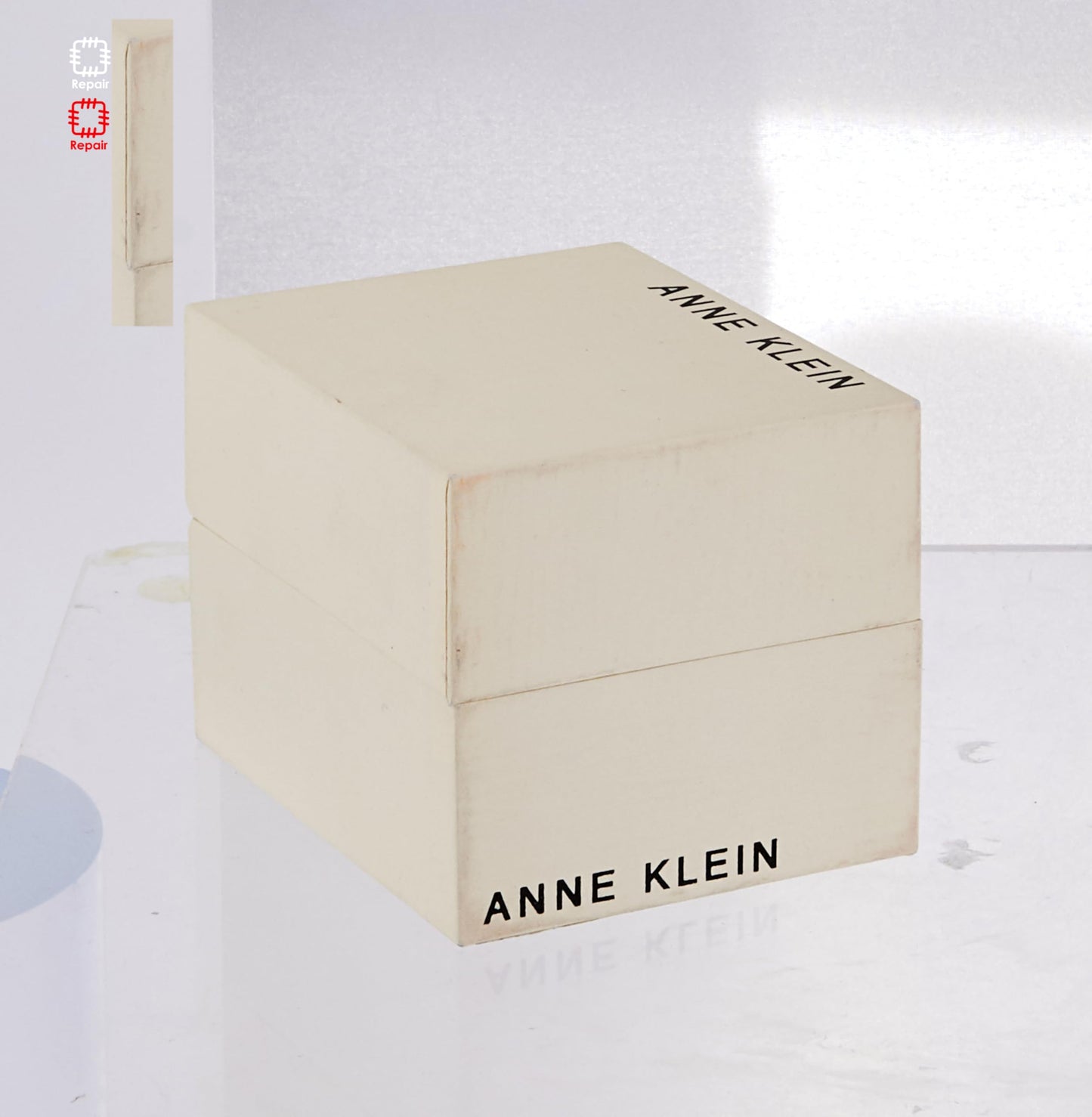 Anne Klein Quartz Analog White Dial Two Toned Silver & Gold Metal Strap Watch for Women - NEAKB3991TTST