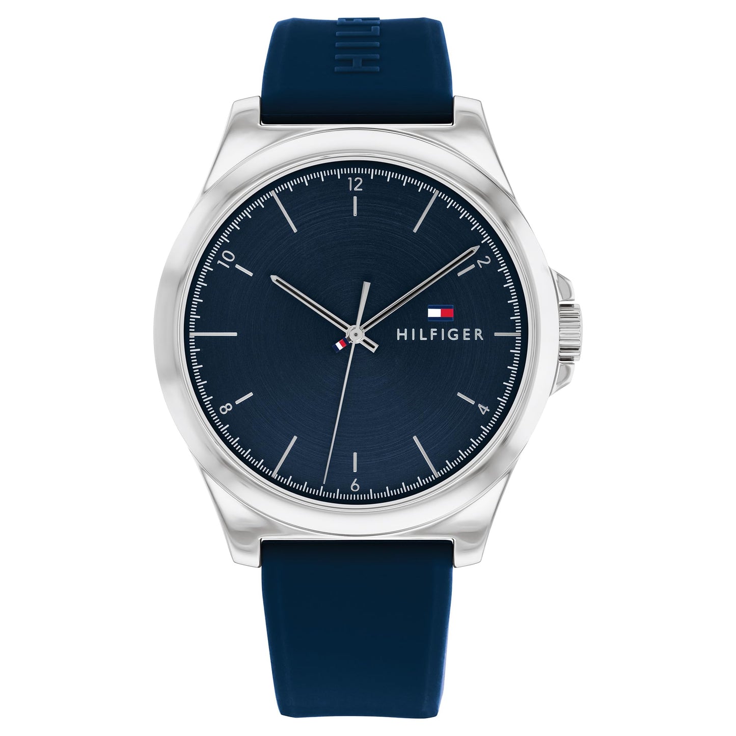 Tommy Hilfiger Quartz Blue Dial Silicone Strap Watch for Women