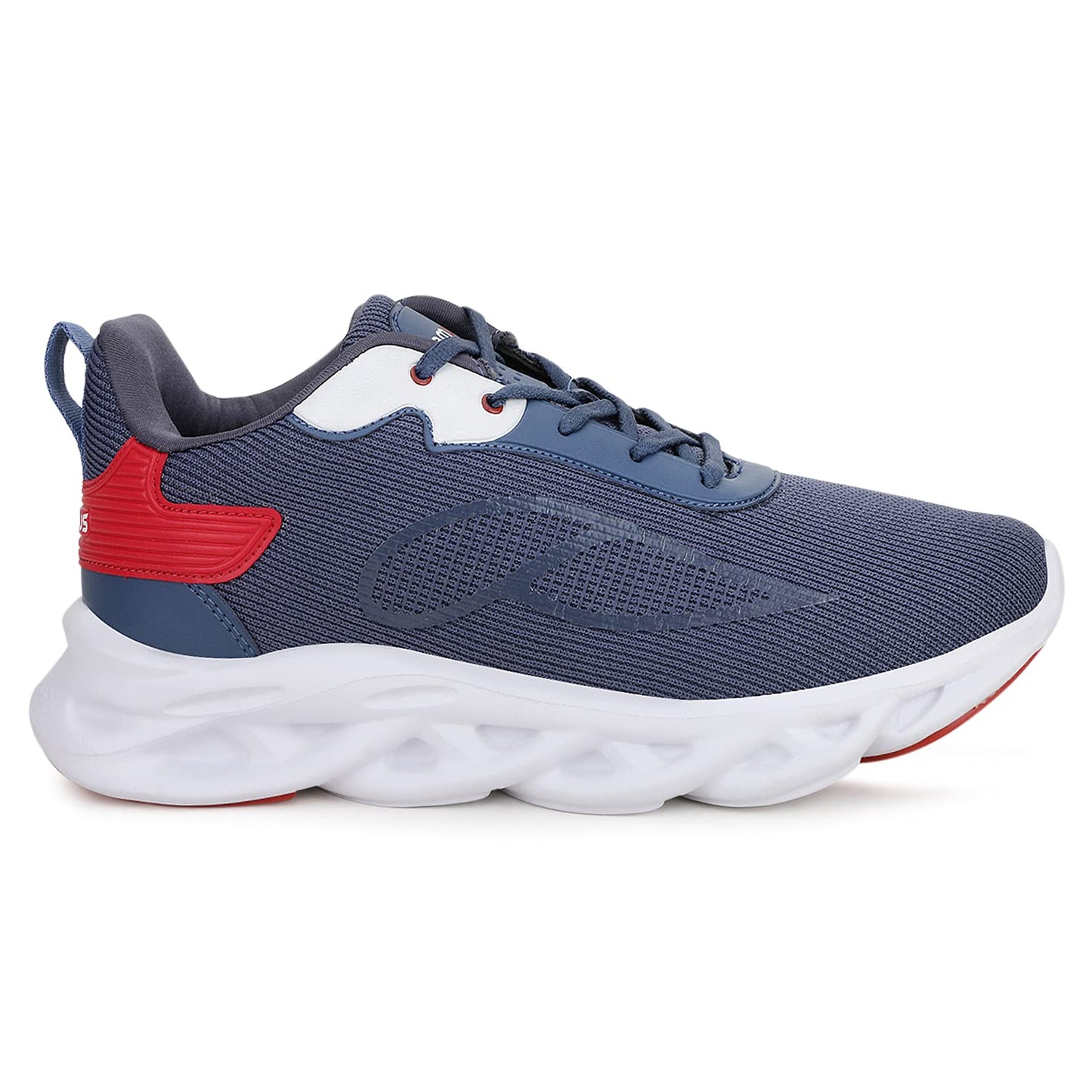 Campus Men's Rhodium R.Slate/RED Sneakers - 6UK/India 5G-855
