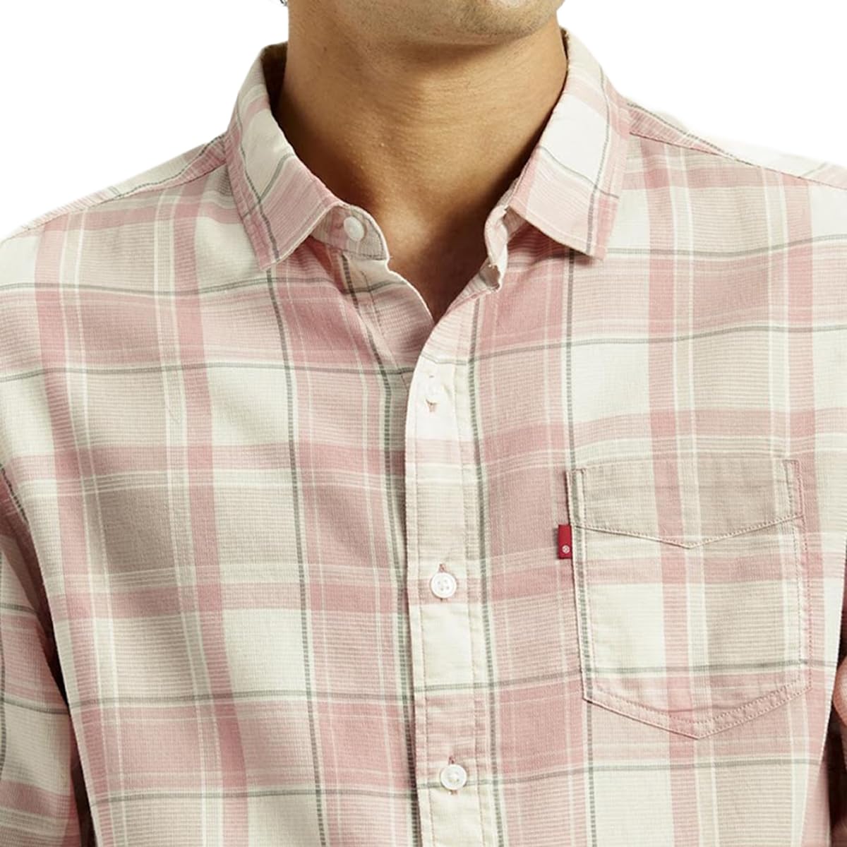 Levi's Men's Slim Fit Shirt (32907-0535_Rose