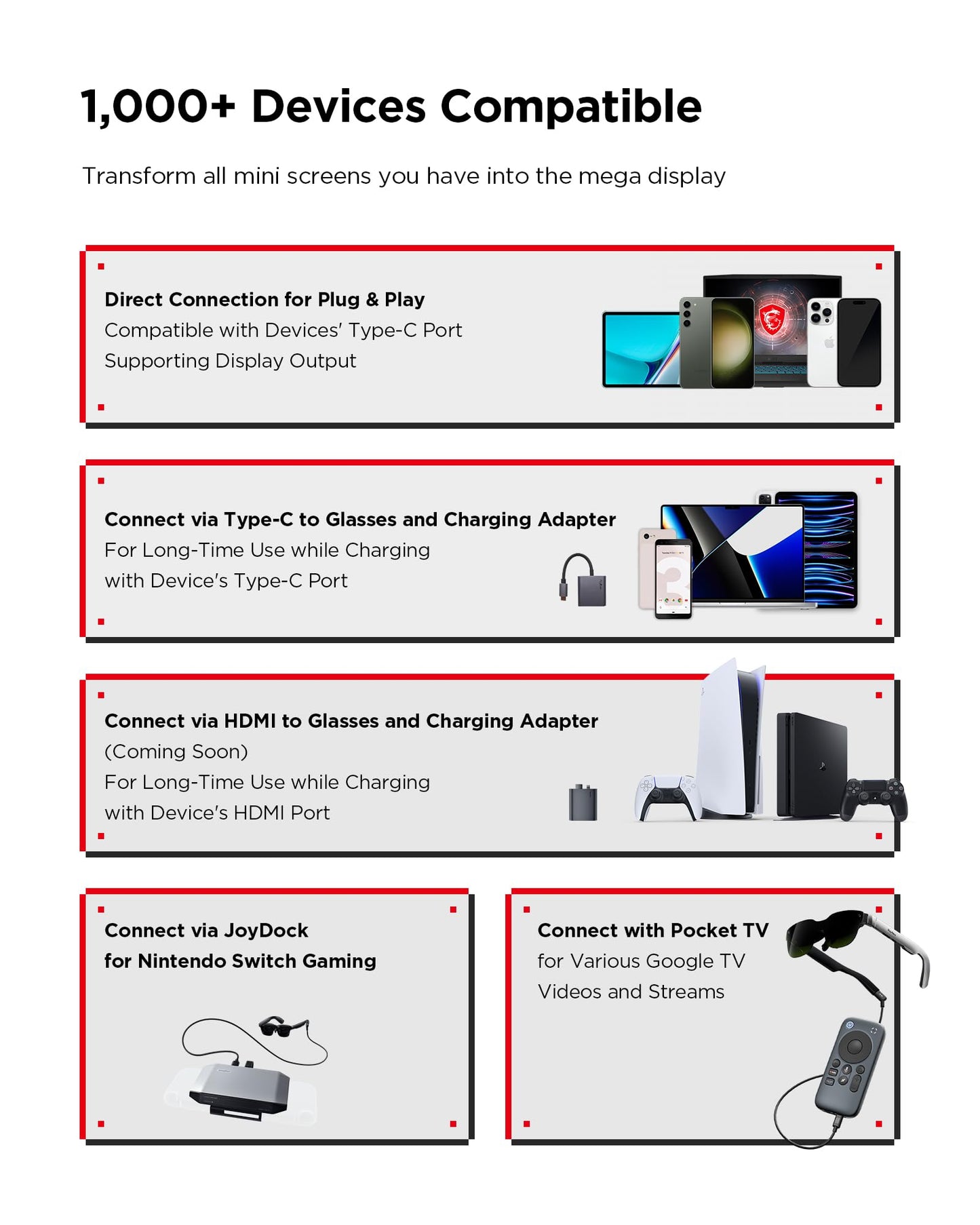 [2025 New] RayNeo Air 3s XR Glasses - AR Glasses 201" 120Hz FHD HueView Eye-Care Video Display, Smart Gaming Glasses for iPhone 16,15/Android/Mac/Switch/PS5/SteamDeck