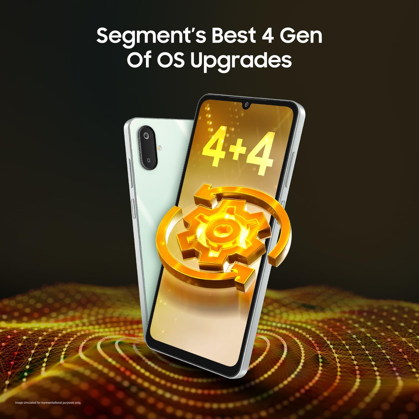 Samsung Galaxy M06 5G (Sage Green, 4GB RAM, 64GB Storage) | MediaTek Dimensity 6300 | AnTuTu Score 422K+ | 12 5G Bands| 25W Fast Charging | 4 Gen. of OS Upgrades | Without Charger