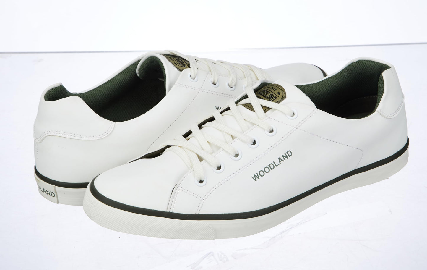 Woodland Men's White PU Casual Shoes-10 UK (44 EU) (GC 4207121C)