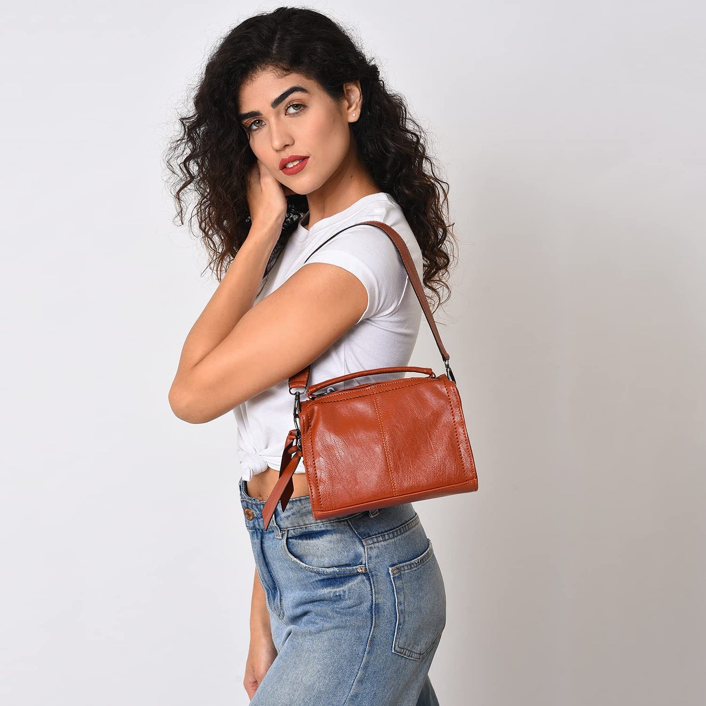 Haute Sauce Solid Sling Bag with Zip Lock (AZ_HSHB1041)