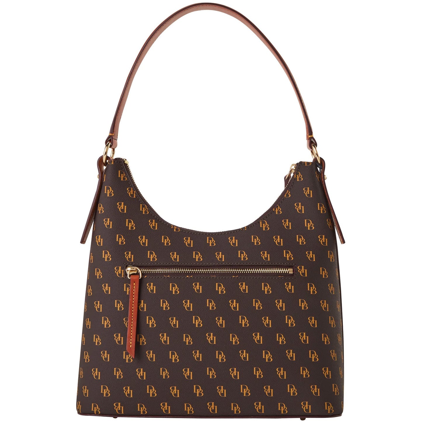 Dooney & Bourke Handbag, Gretta Hobo Shoulder Bag - Brown Tmoro, Brown Tmoro, One Size