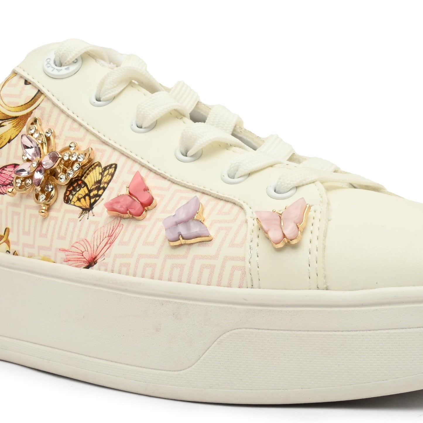 Aldo ELORIAA-IN950 Ladies Pink Overflow Flat Sneakers