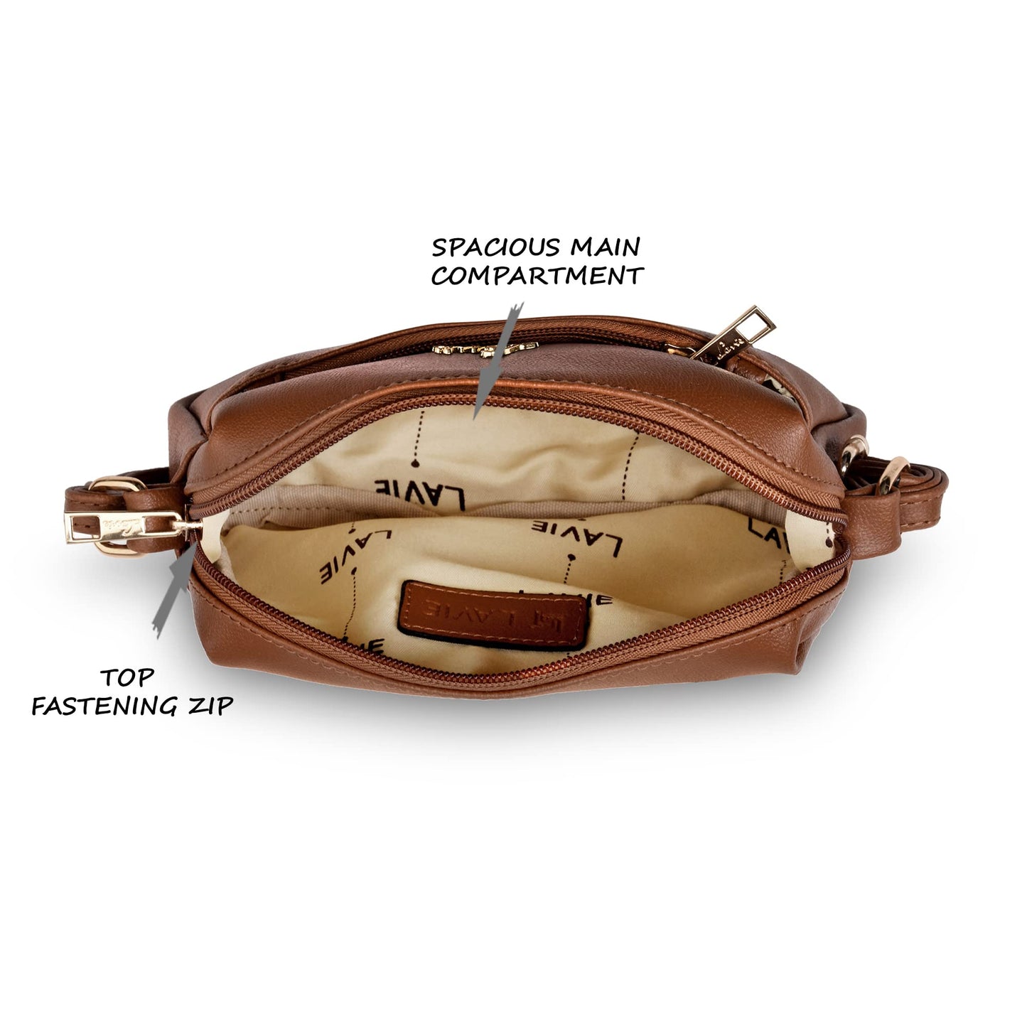 Lavie Sara Women's Sling Bag with No (Tan)