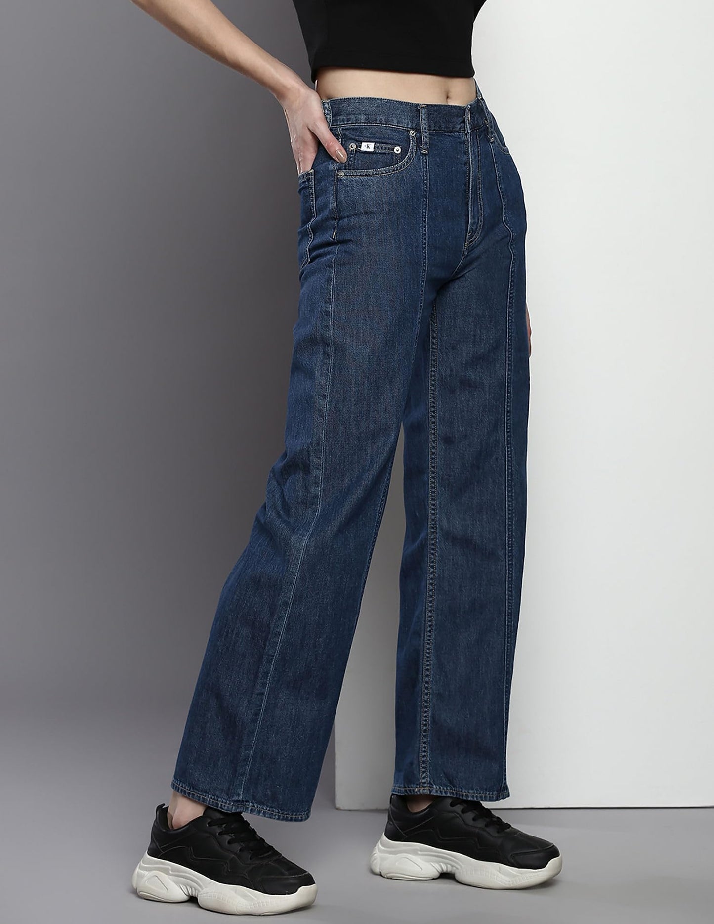 Calvin Klein Womens Blue Jeans (34)