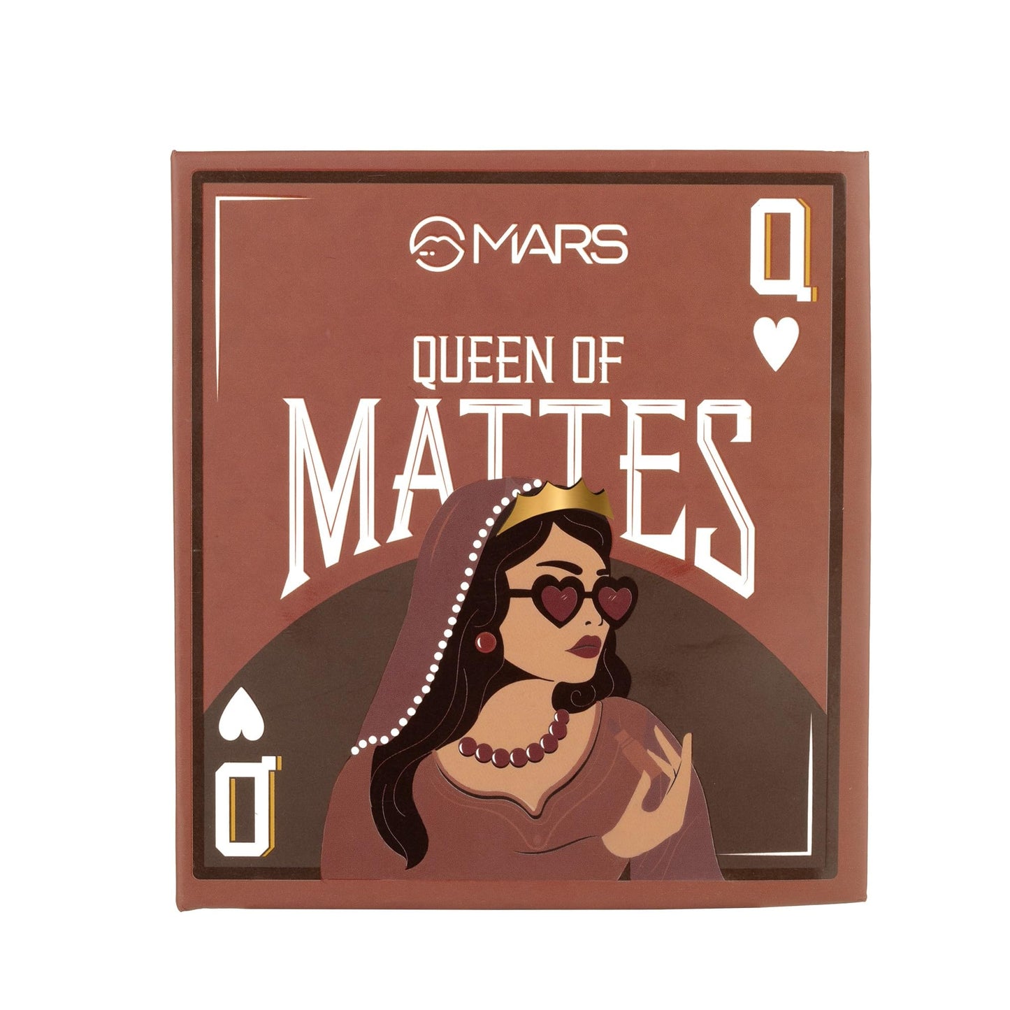 MARS Queen of Mattes Liquid Lipsticks Box Set of 3 (13.5 ml) (BROWNS) | Smudgeproof & Transferproof | Intense Pigmentation Long-Lasting Wear | Customizable Colors | Matte Finish