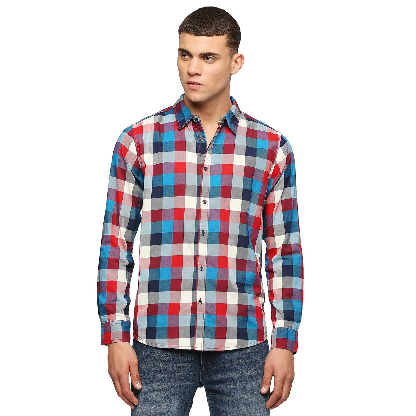 Pepe Jeans Men's Regular Fit Checked Shirts