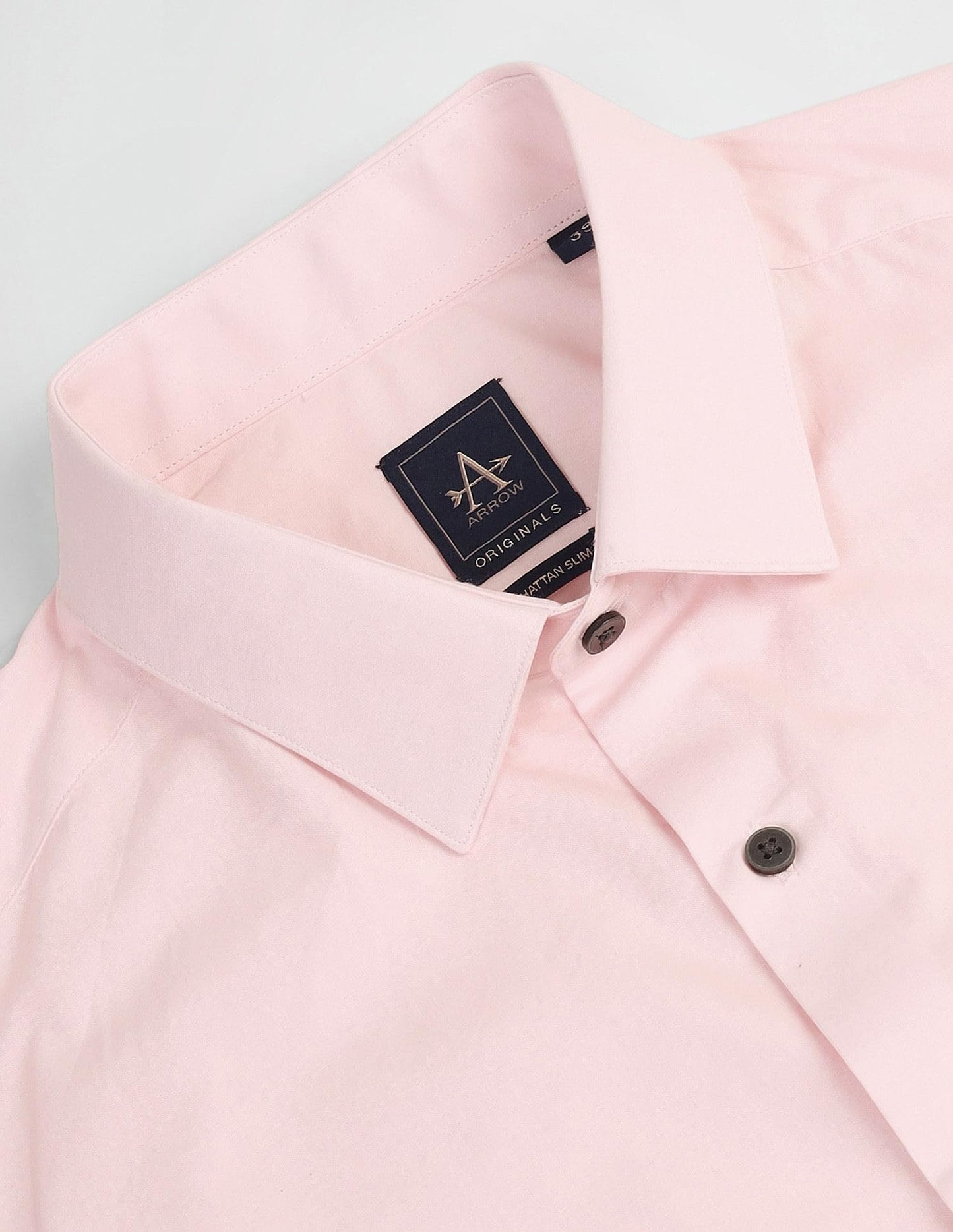 Arrow Men's Slim Fit Shirt (ARMYOSH0137_Pink