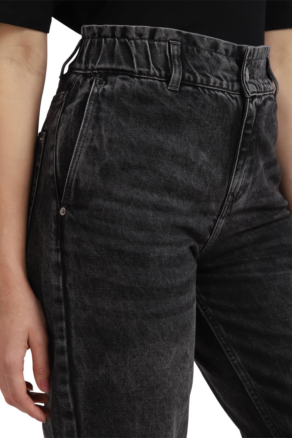 Allen Solly Women's Regular Jeans (AHDNCRXFJ45046_Black