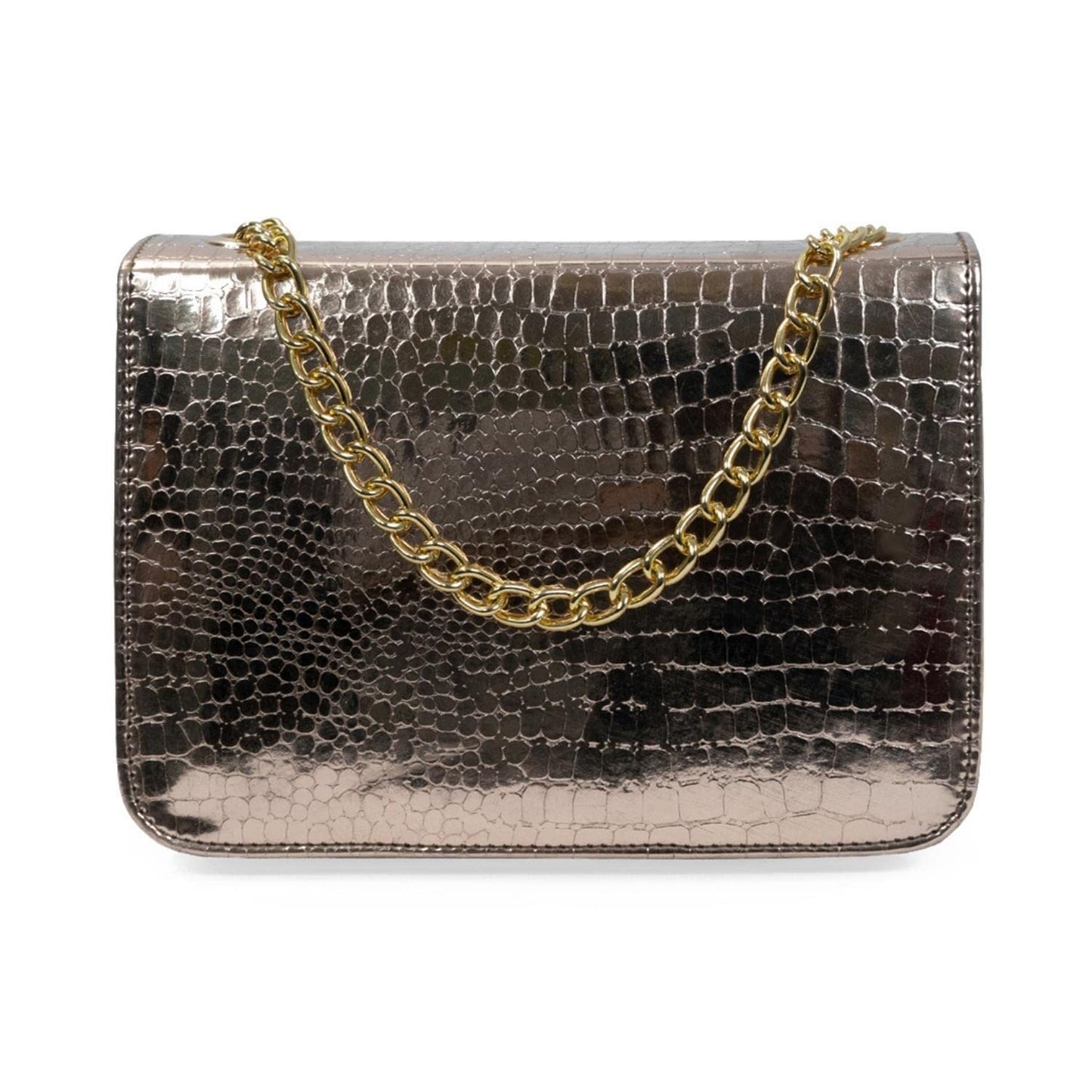 Modern Myth Golden Era Crocodile Pebble Embossed Handbag for Girls & Women